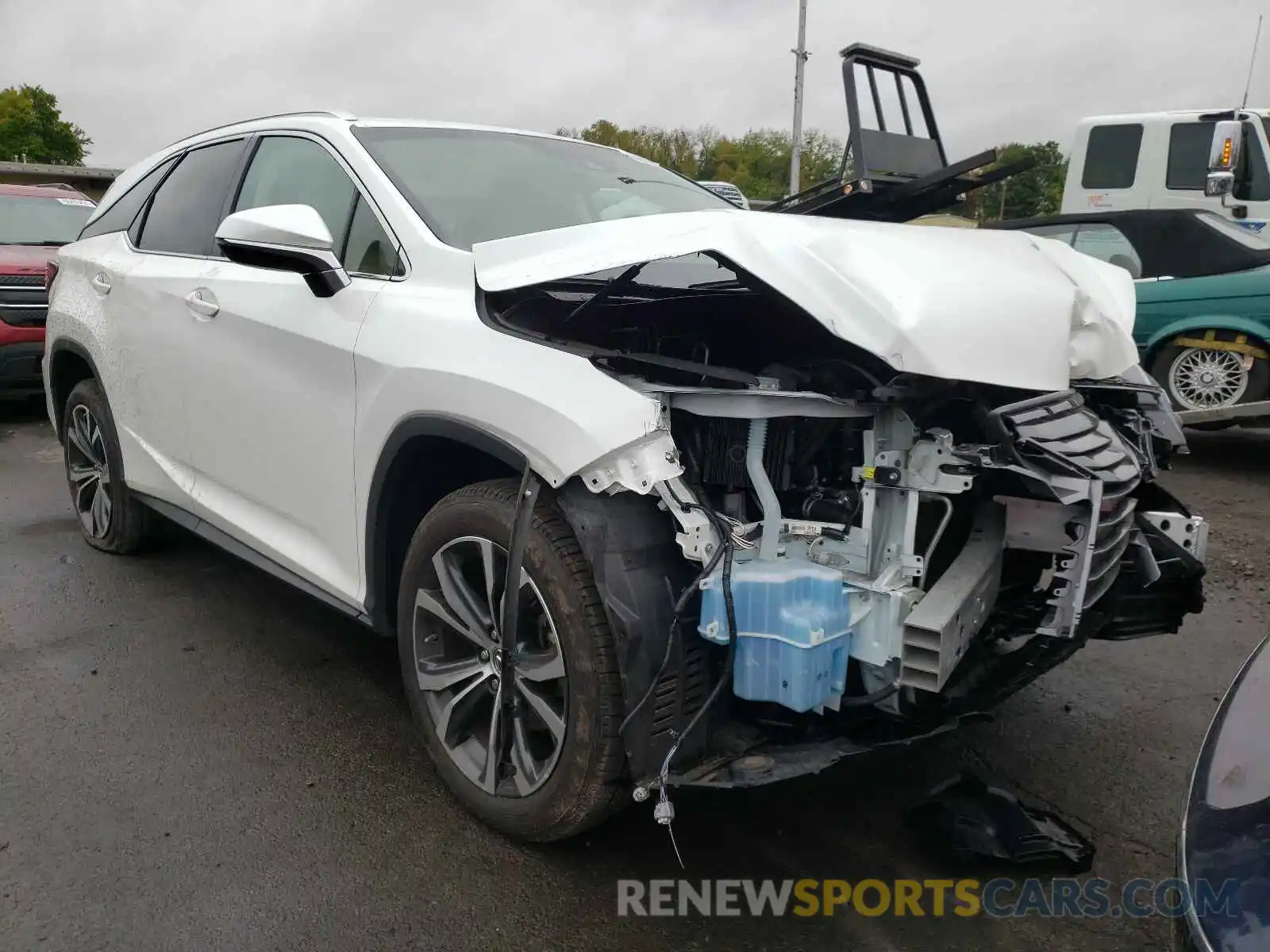 1 Photograph of a damaged car JTJDZKCAXK2015620 LEXUS RX350 2019