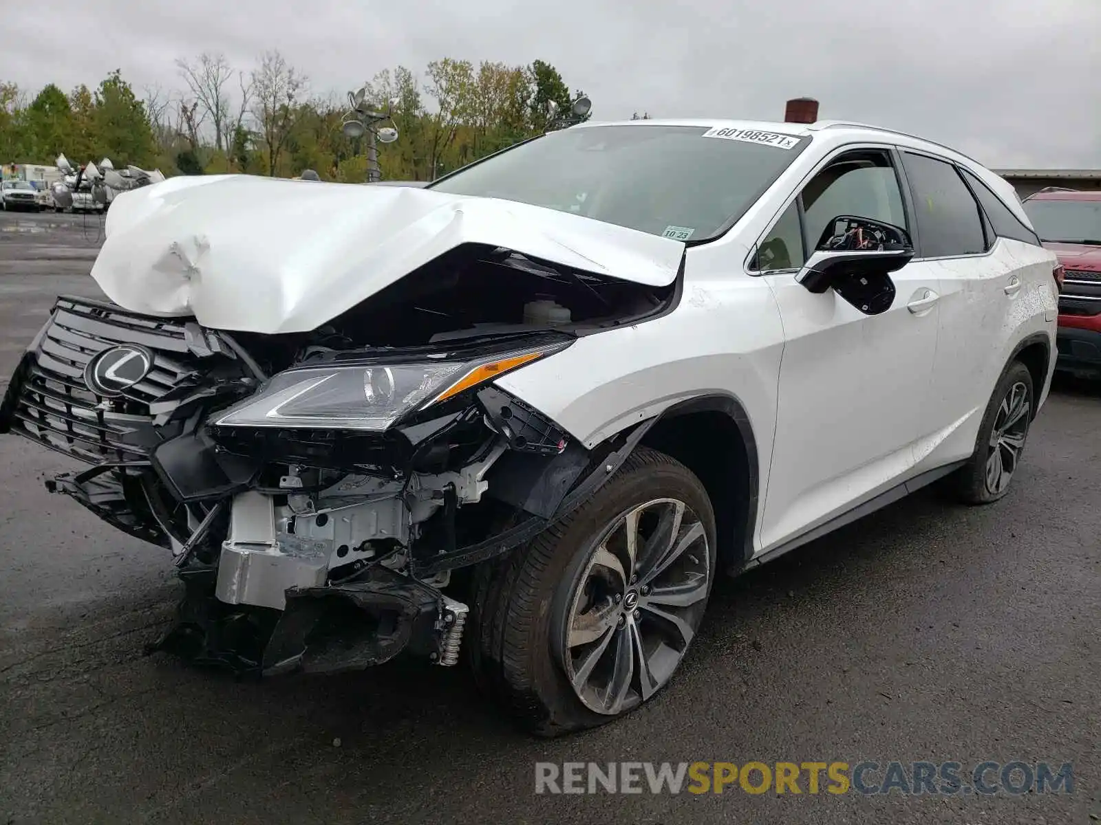 2 Photograph of a damaged car JTJDZKCAXK2015620 LEXUS RX350 2019