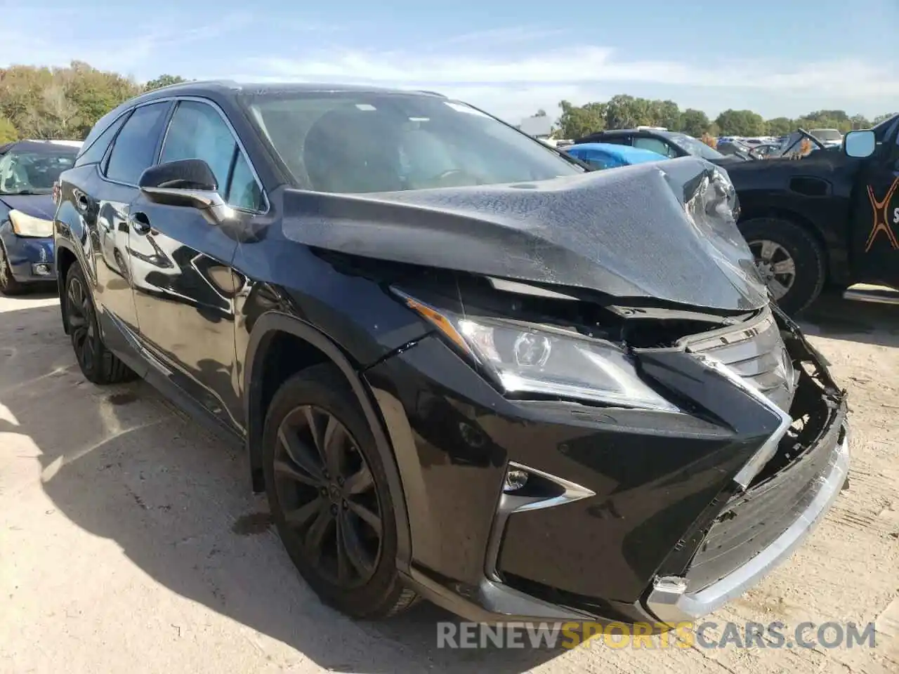 1 Photograph of a damaged car JTJDZKCAXK2018193 LEXUS RX350 2019