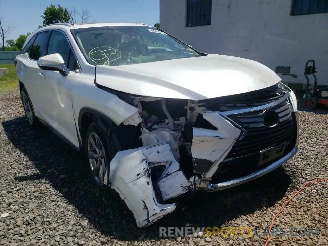 1 Photograph of a damaged car JTJDZKCAXK2021272 LEXUS RX350 2019