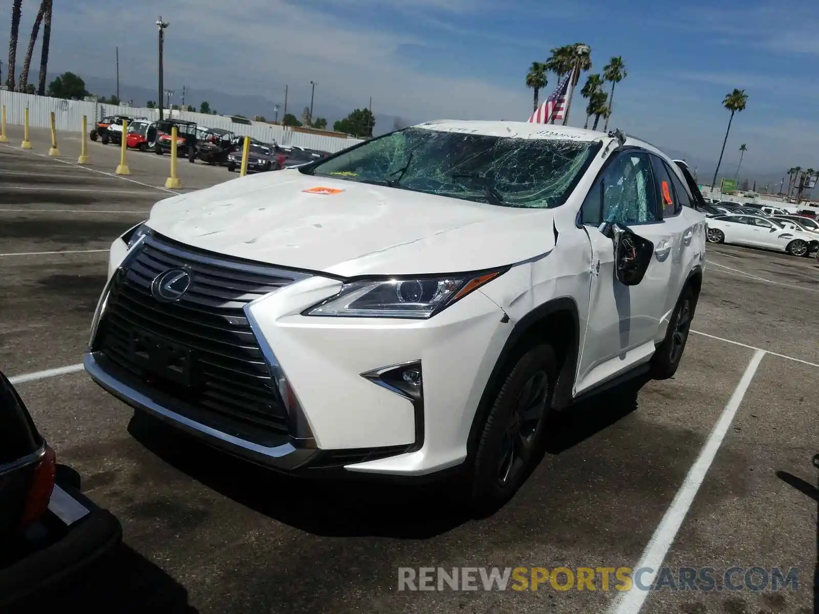 2 Photograph of a damaged car JTJGZKCA0K2013226 LEXUS RX350 2019