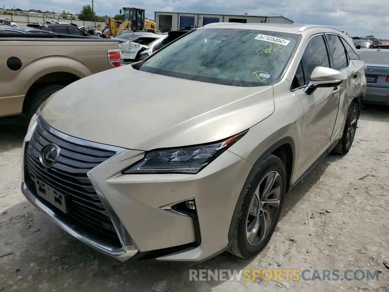 2 Photograph of a damaged car JTJGZKCA1K2010772 LEXUS RX350 2019