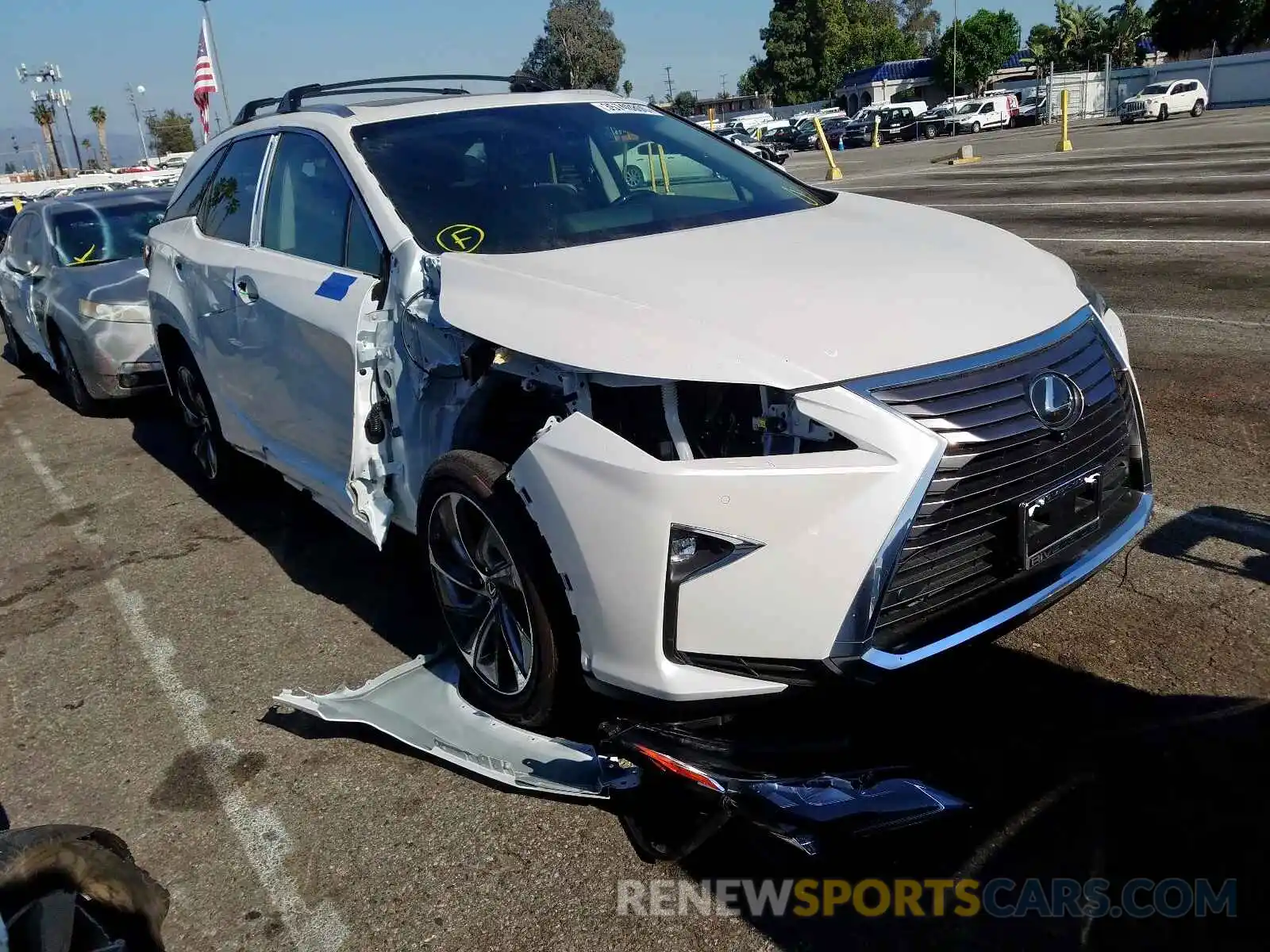 1 Photograph of a damaged car JTJGZKCA3K2012149 LEXUS RX350 2019