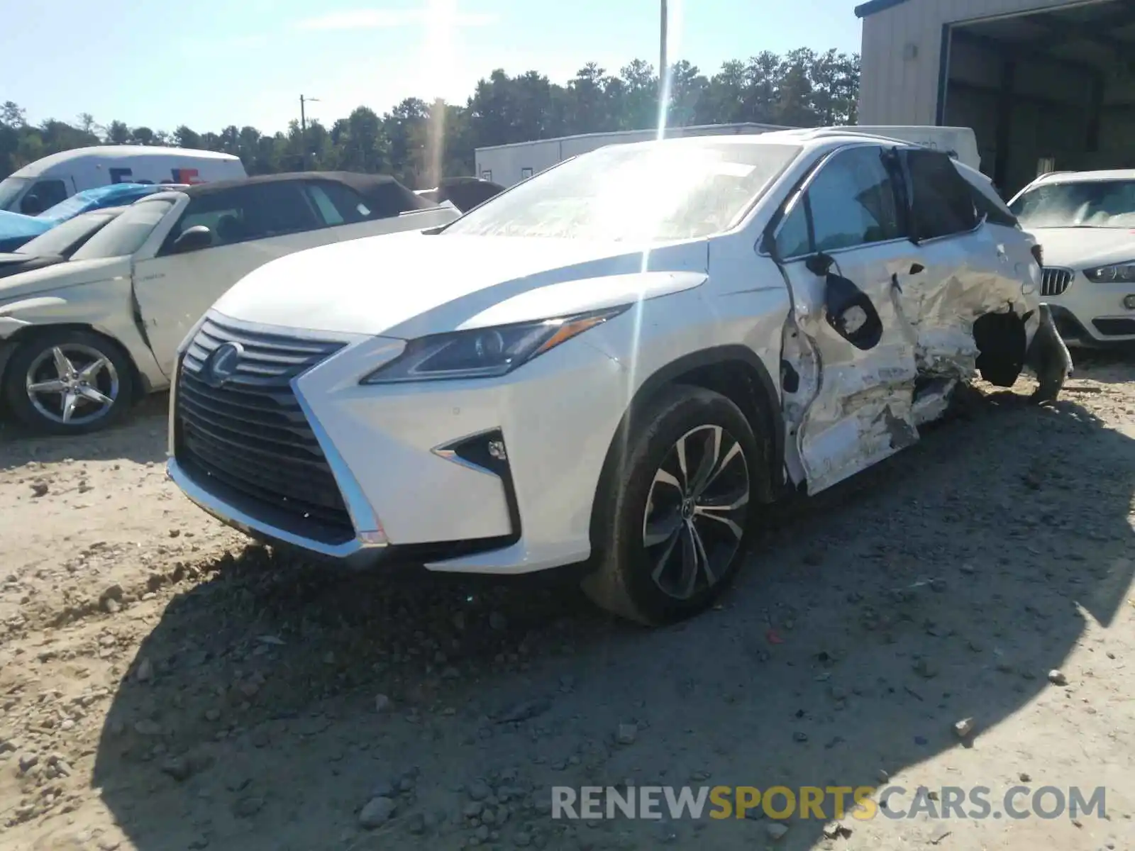 2 Photograph of a damaged car JTJGZKCA4K2010152 LEXUS RX350 2019