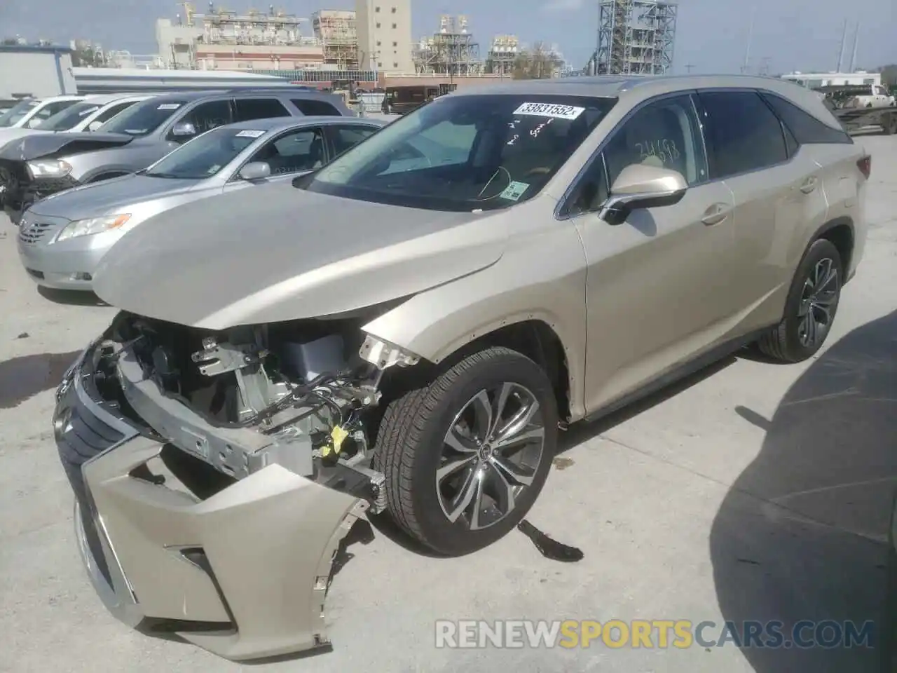 2 Photograph of a damaged car JTJGZKCA4K2011124 LEXUS RX350 2019