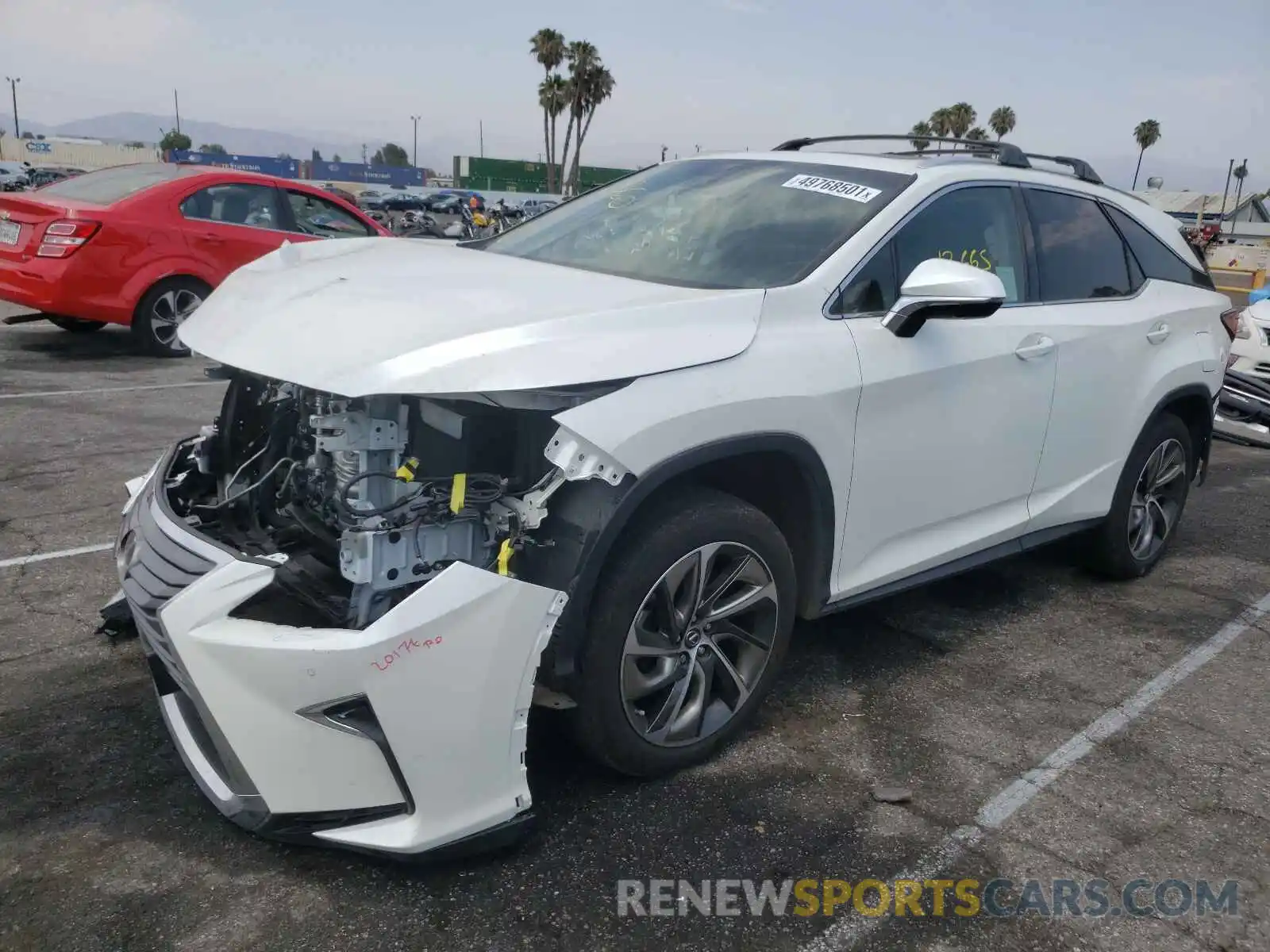 2 Photograph of a damaged car JTJGZKCA5K2012492 LEXUS RX350 2019