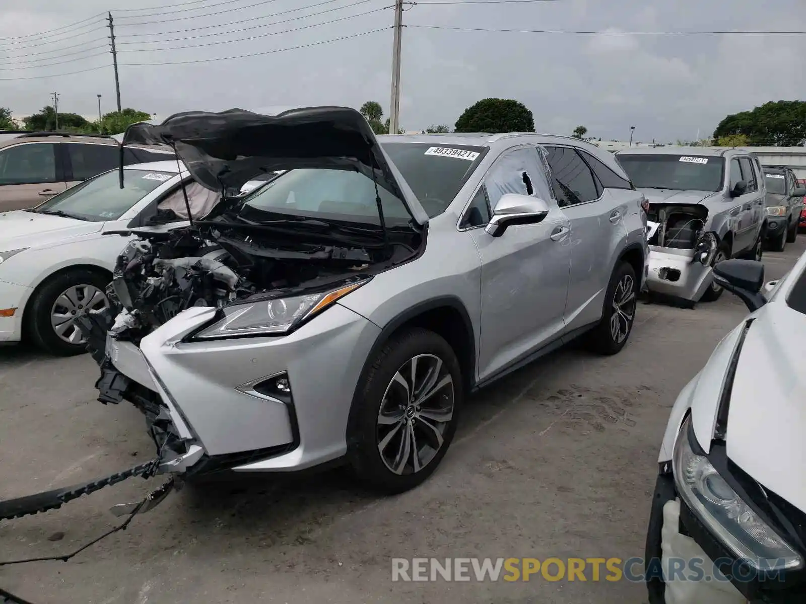 2 Photograph of a damaged car JTJGZKCA6K2011402 LEXUS RX350 2019