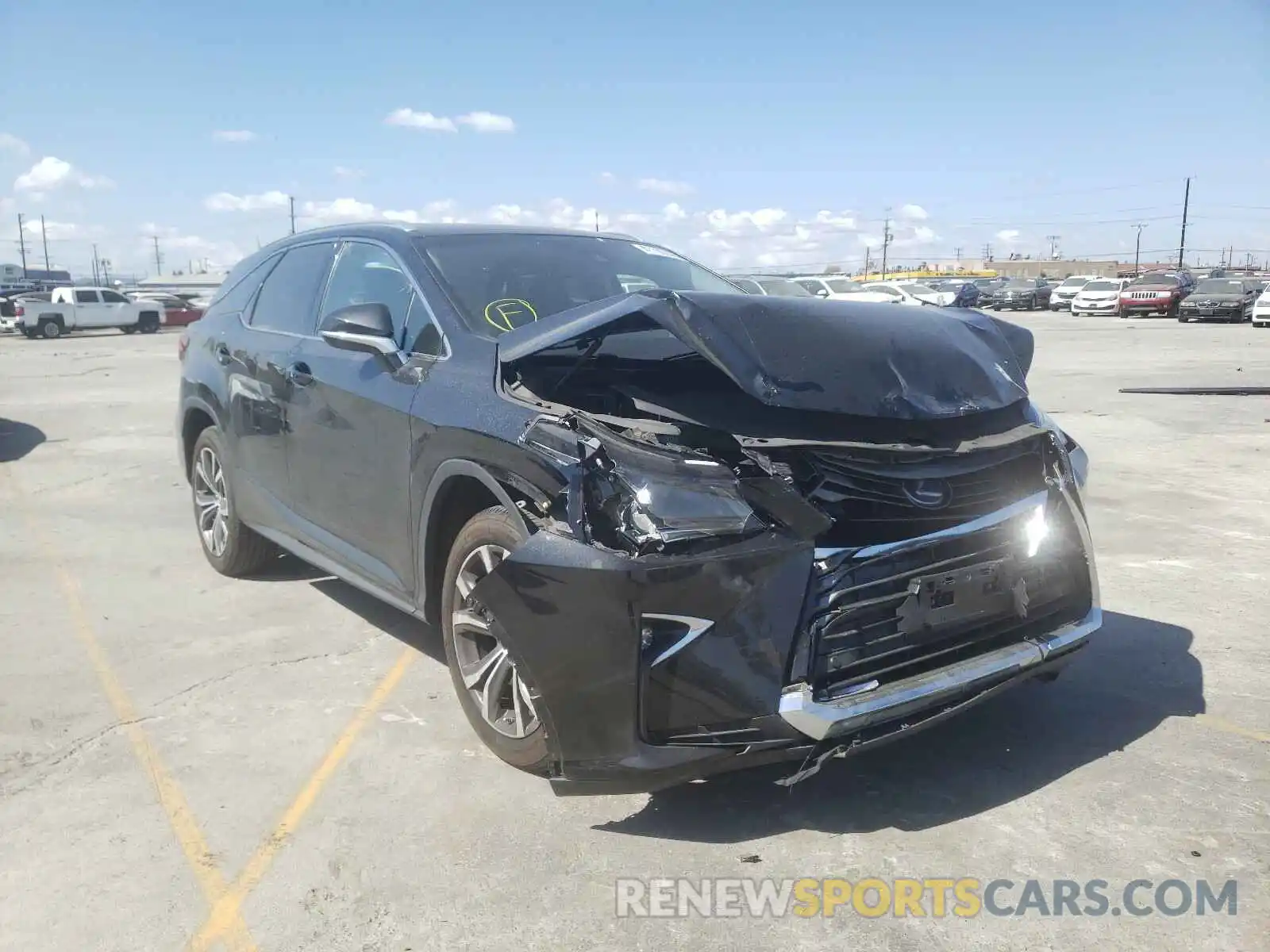 1 Photograph of a damaged car JTJGZKCA6K2011481 LEXUS RX350 2019