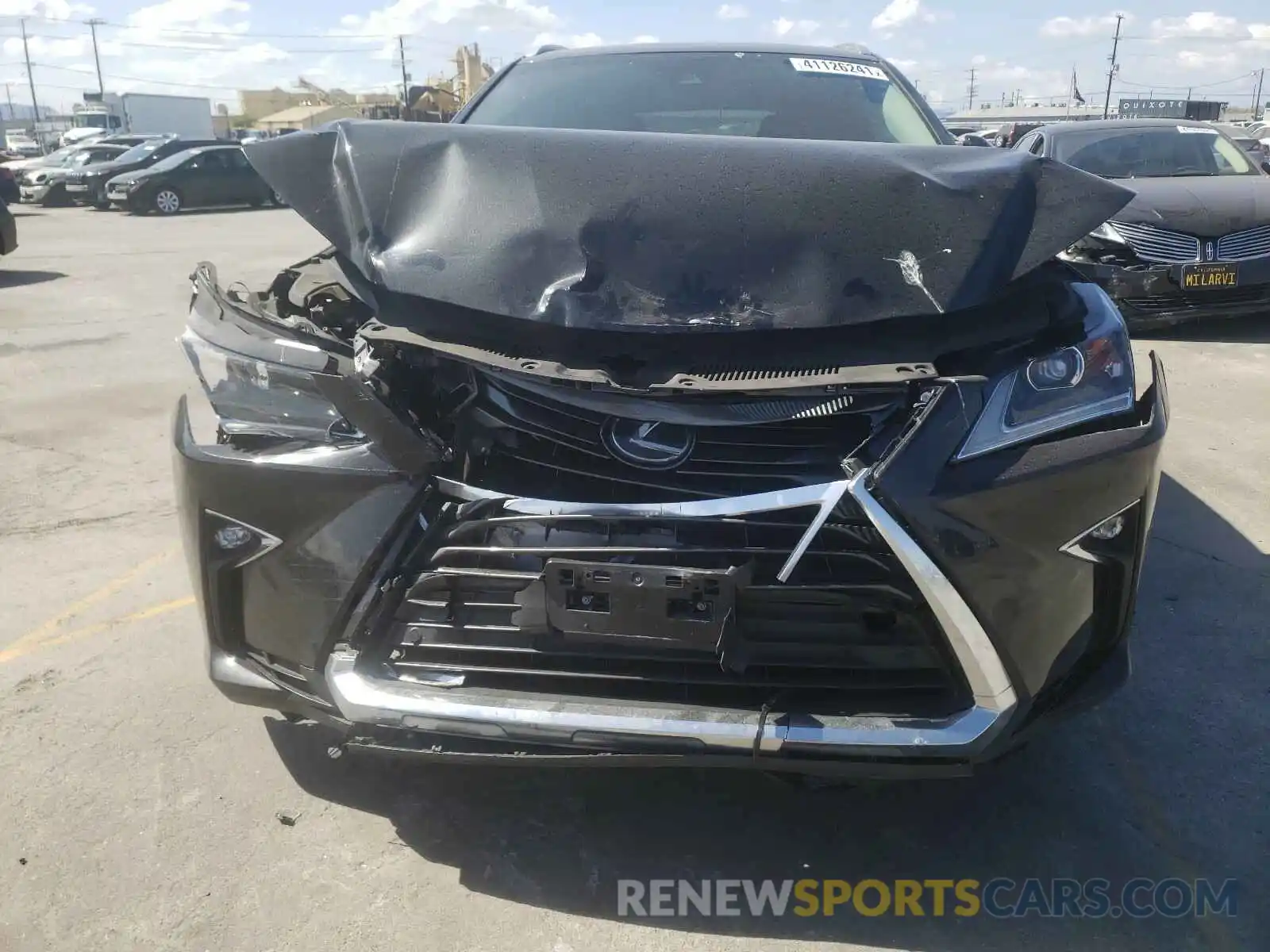 9 Photograph of a damaged car JTJGZKCA6K2011481 LEXUS RX350 2019