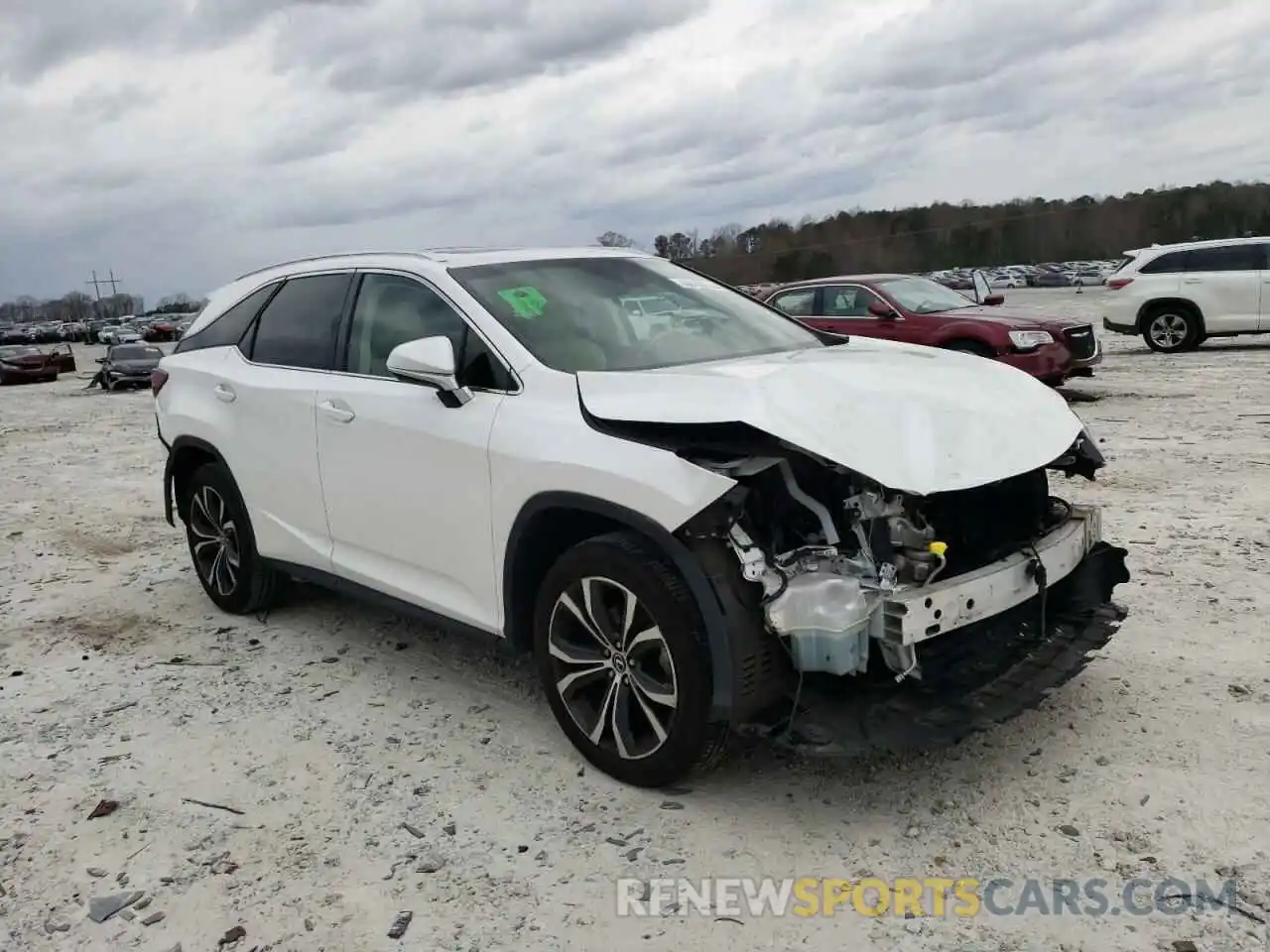 1 Photograph of a damaged car JTJGZKCA7K2009545 LEXUS RX350 2019