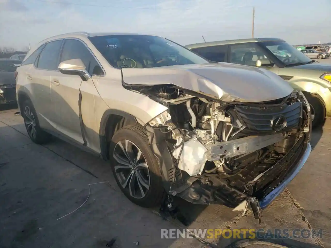 1 Photograph of a damaged car JTJGZKCA7K2013868 LEXUS RX350 2019