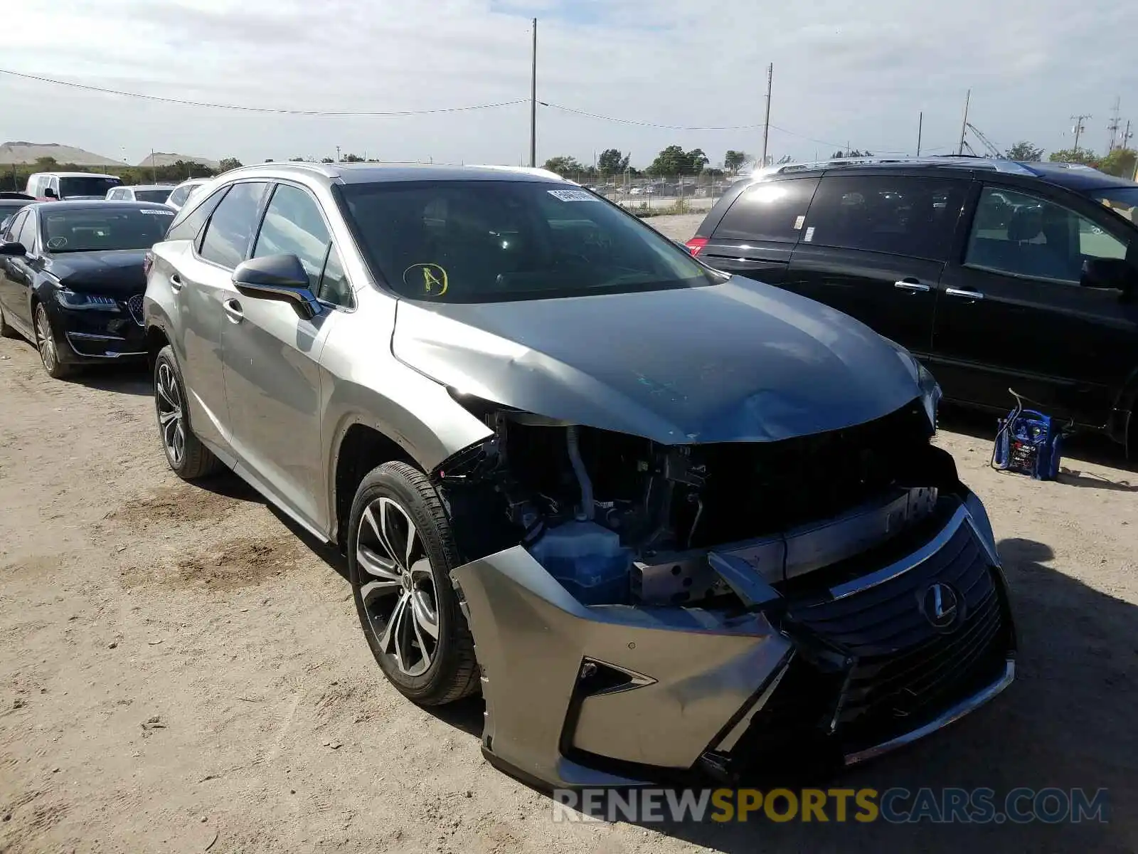 1 Photograph of a damaged car JTJGZKCA8K2010655 LEXUS RX350 2019