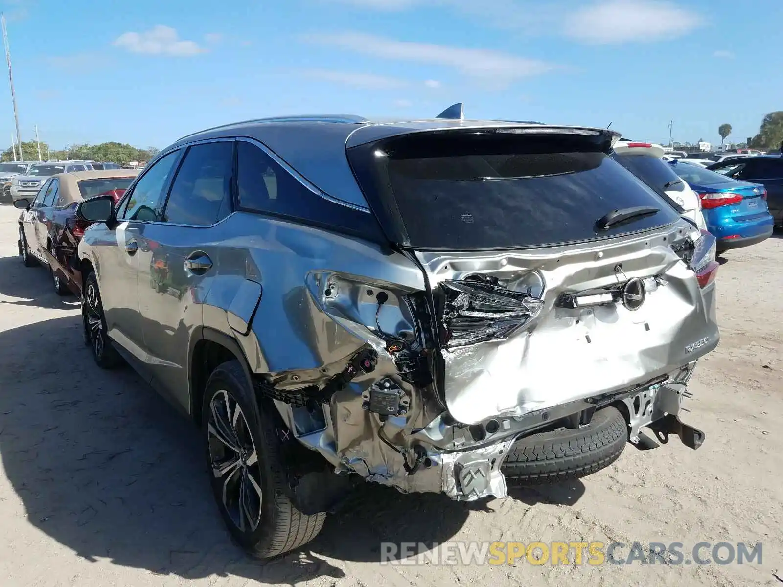 3 Photograph of a damaged car JTJGZKCA8K2010655 LEXUS RX350 2019