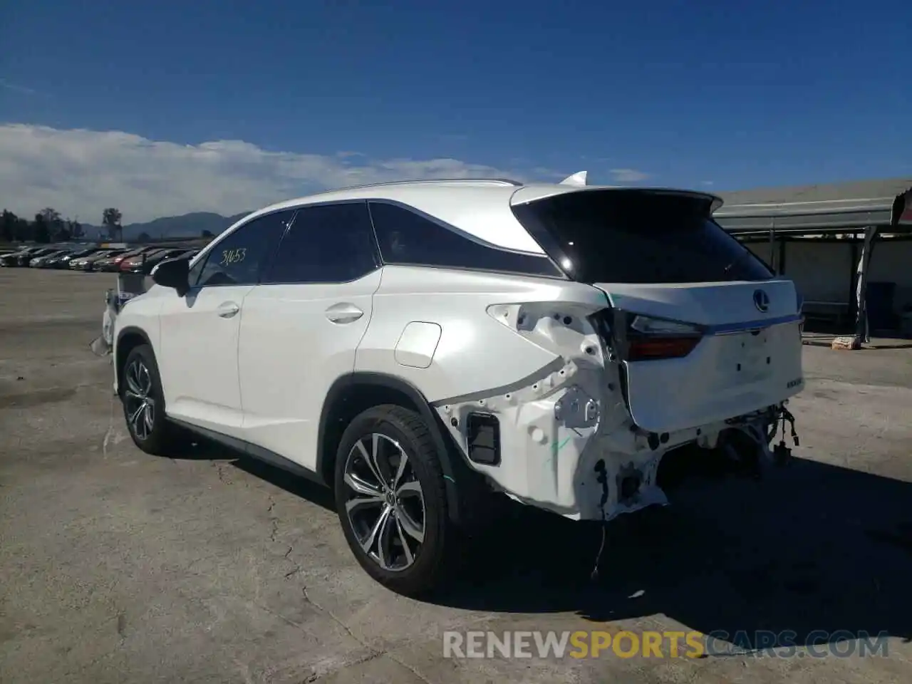 3 Photograph of a damaged car JTJGZKCA8K2010798 LEXUS RX350 2019