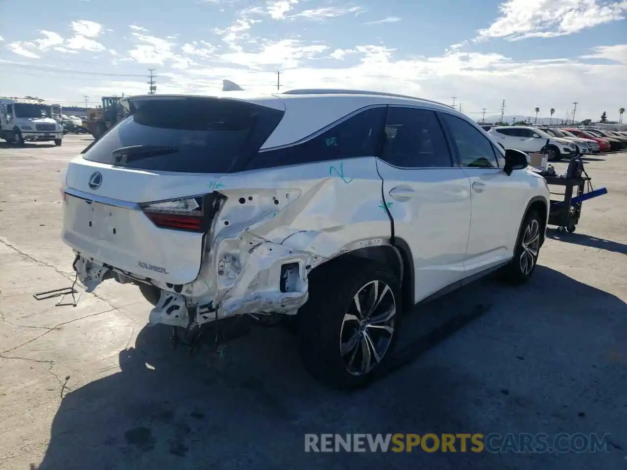 4 Photograph of a damaged car JTJGZKCA8K2010798 LEXUS RX350 2019