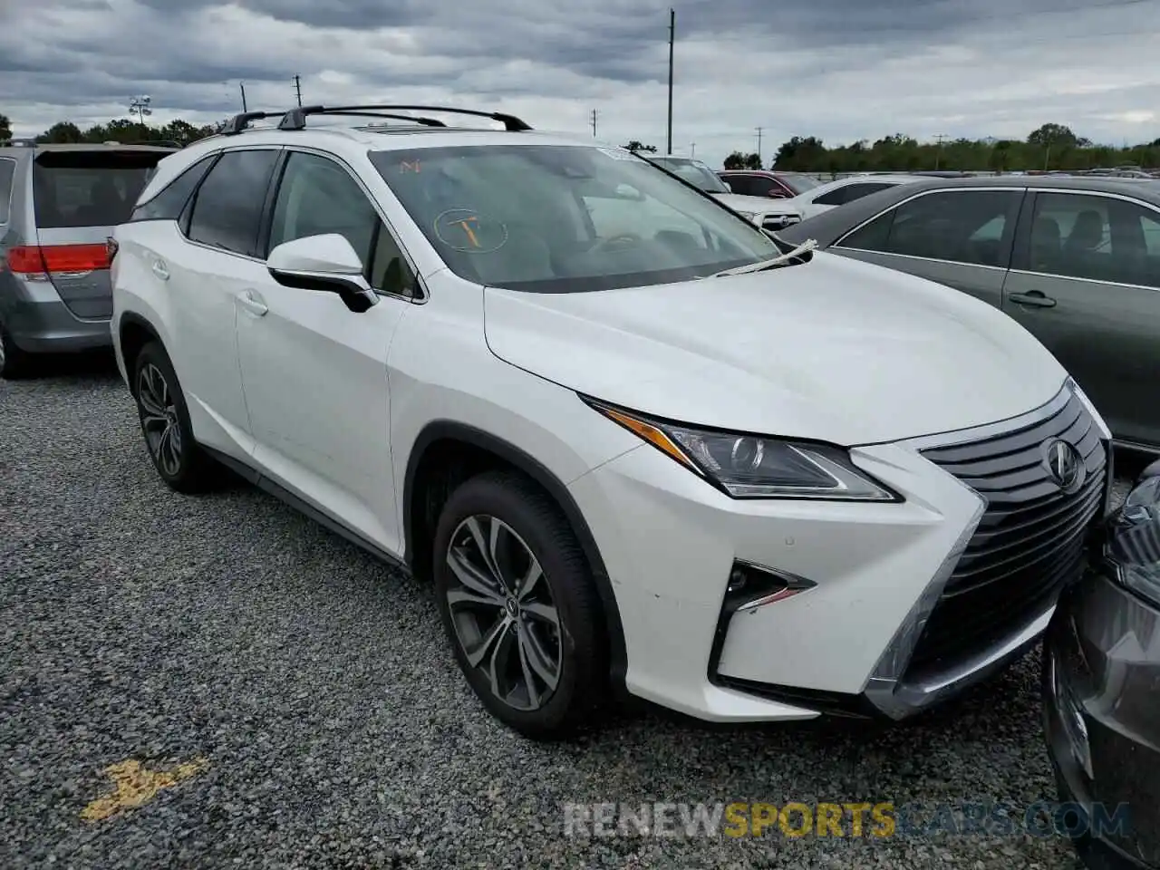 1 Photograph of a damaged car JTJGZKCA9K2012947 LEXUS RX350 2019