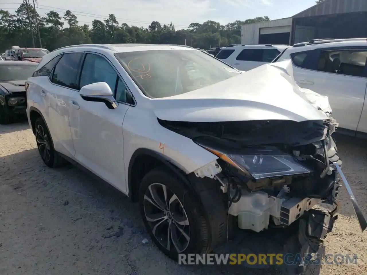 1 Photograph of a damaged car JTJGZKCAXK2010656 LEXUS RX350 2019