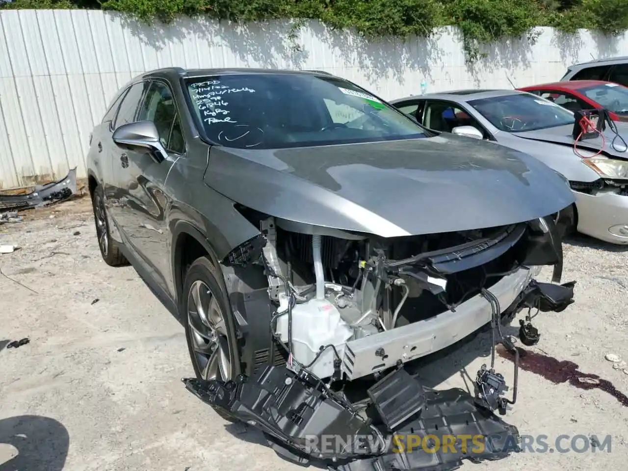 9 Photograph of a damaged car JTJGZKCAXK2012598 LEXUS RX350 2019