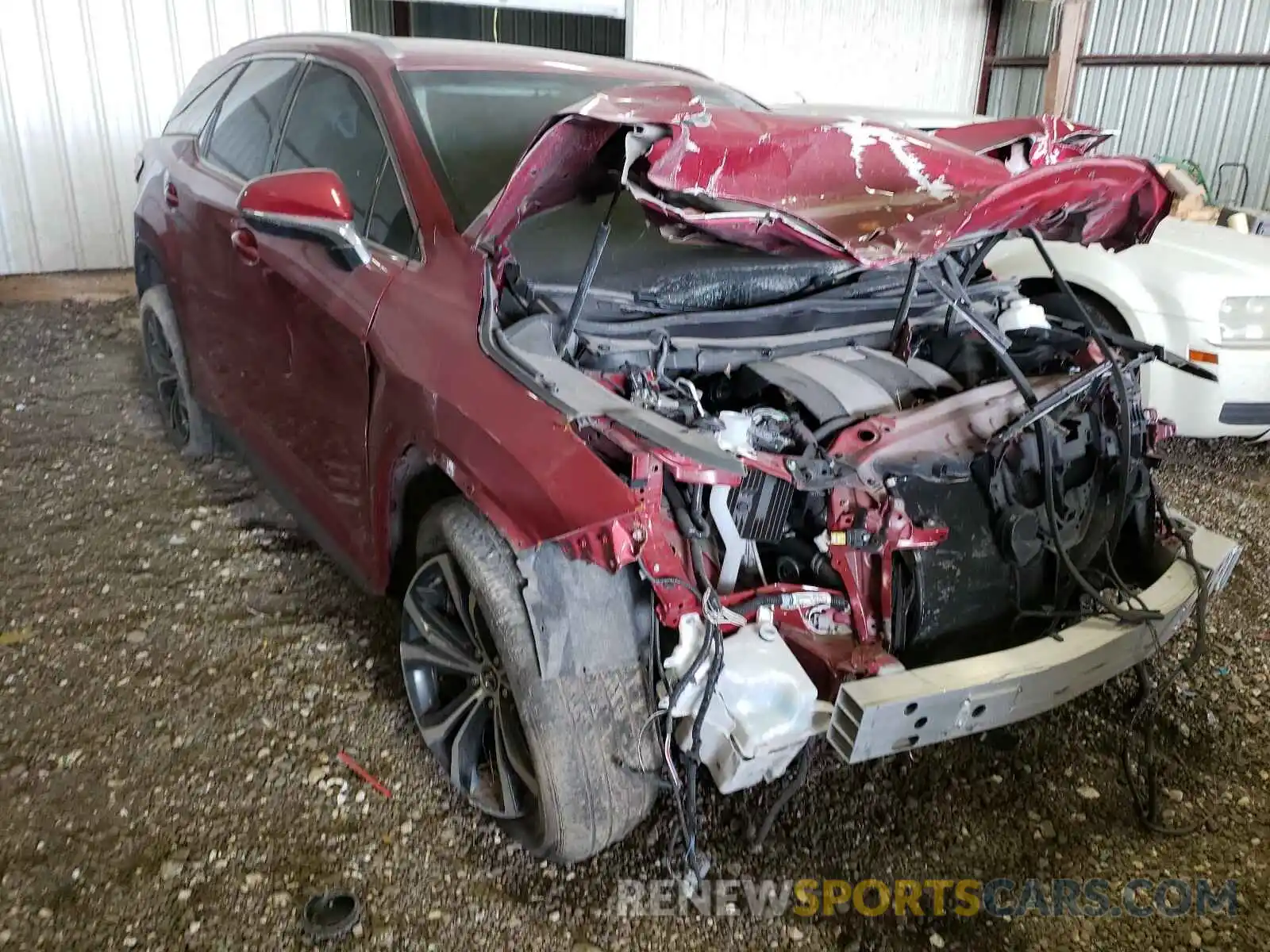 1 Photograph of a damaged car JTJGZKCAXK2013220 LEXUS RX350 2019