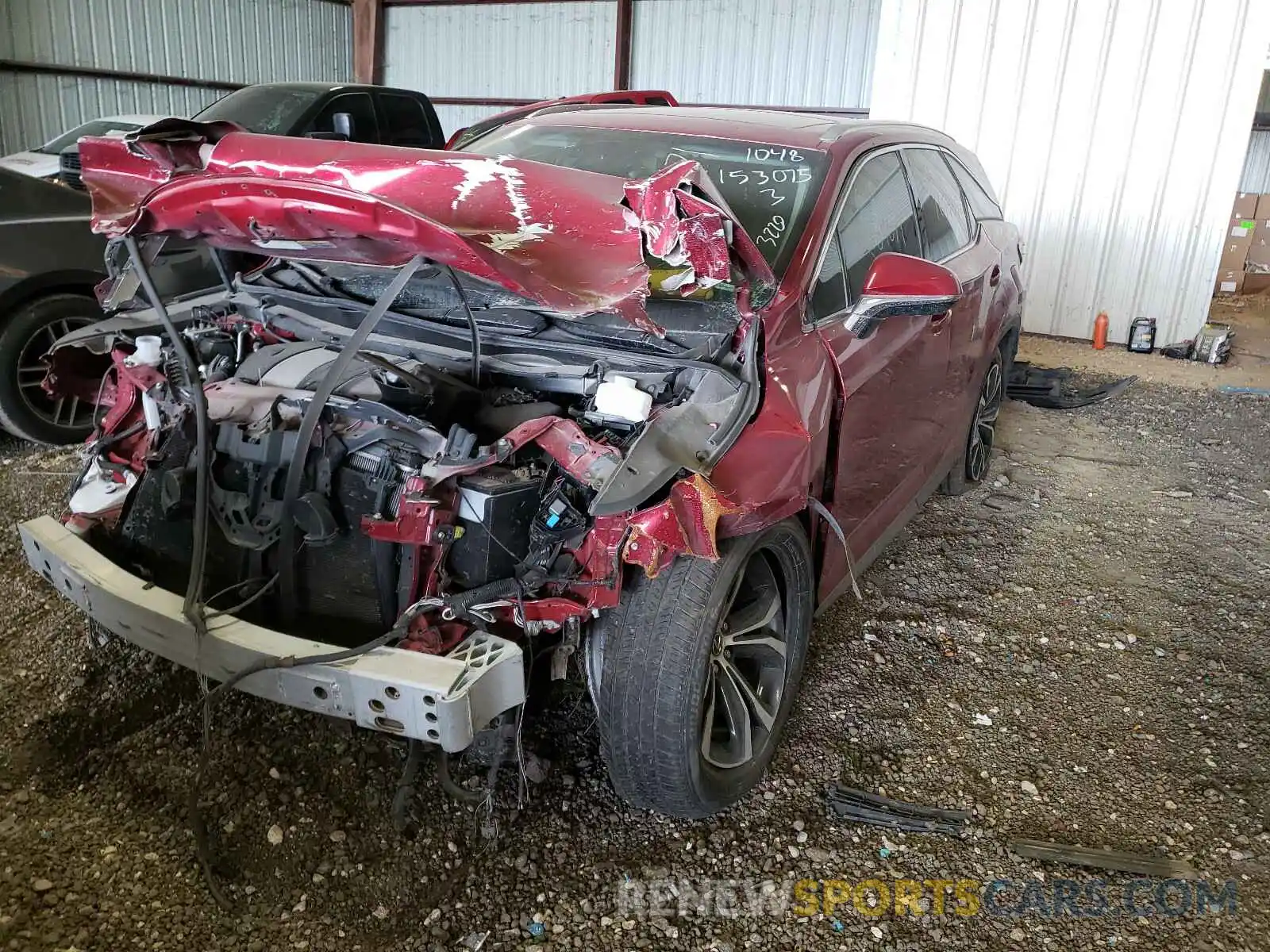 2 Photograph of a damaged car JTJGZKCAXK2013220 LEXUS RX350 2019