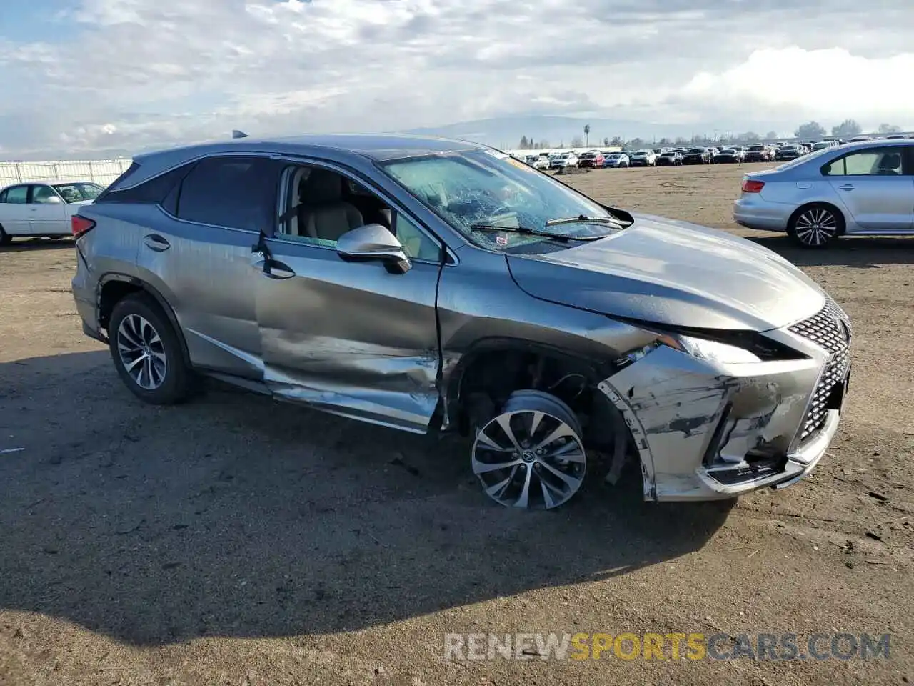 4 Photograph of a damaged car 2T2AZMAA1LC153940 LEXUS RX350 2020