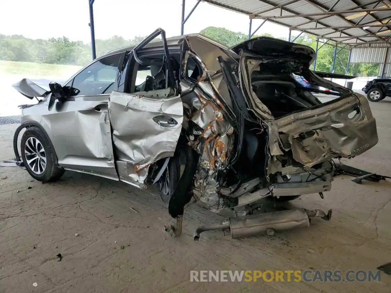 2 Photograph of a damaged car 2T2AZMAA1LC177008 LEXUS RX350 2020