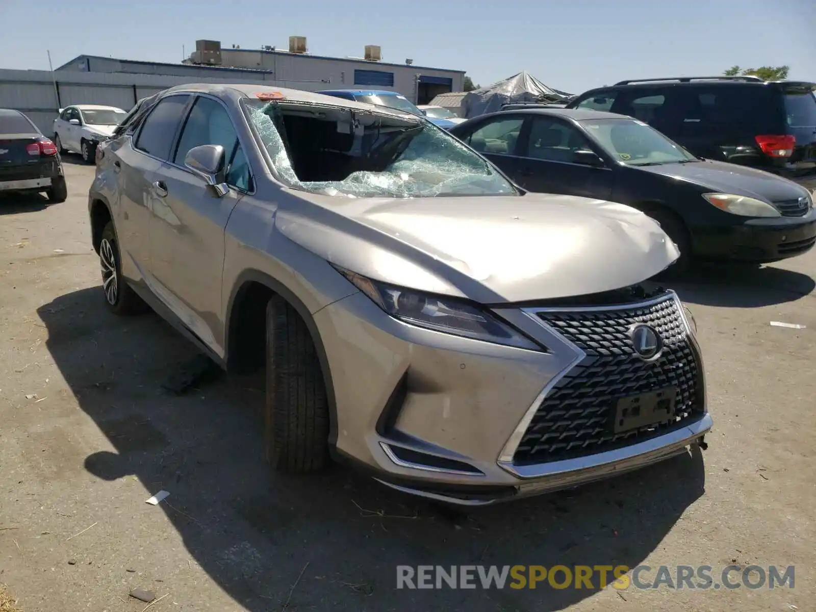 1 Photograph of a damaged car 2T2AZMAA1LC177610 LEXUS RX350 2020