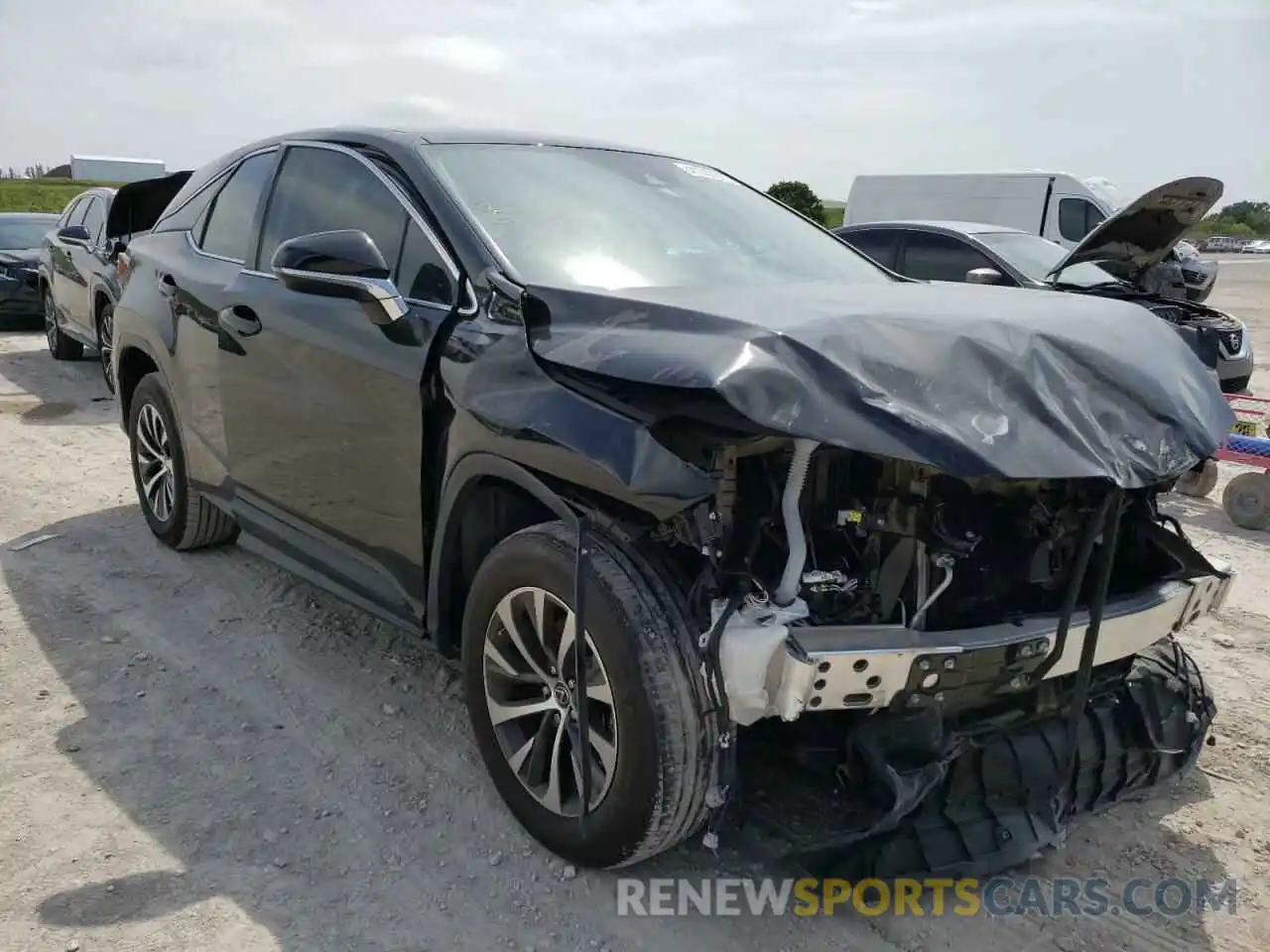 1 Photograph of a damaged car 2T2AZMAA2LC157656 LEXUS RX350 2020