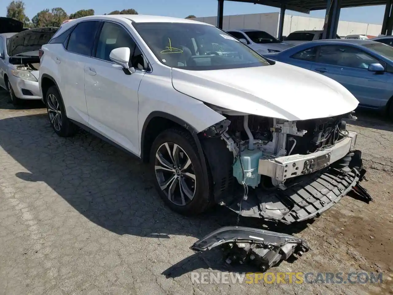 1 Photograph of a damaged car 2T2AZMAA2LC160296 LEXUS RX350 2020