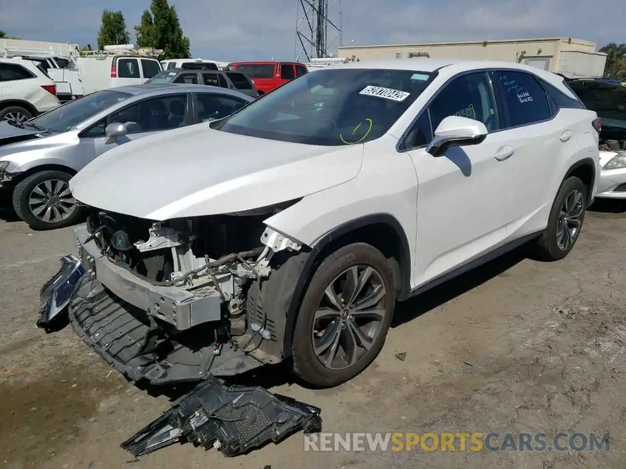 2 Photograph of a damaged car 2T2AZMAA2LC160296 LEXUS RX350 2020