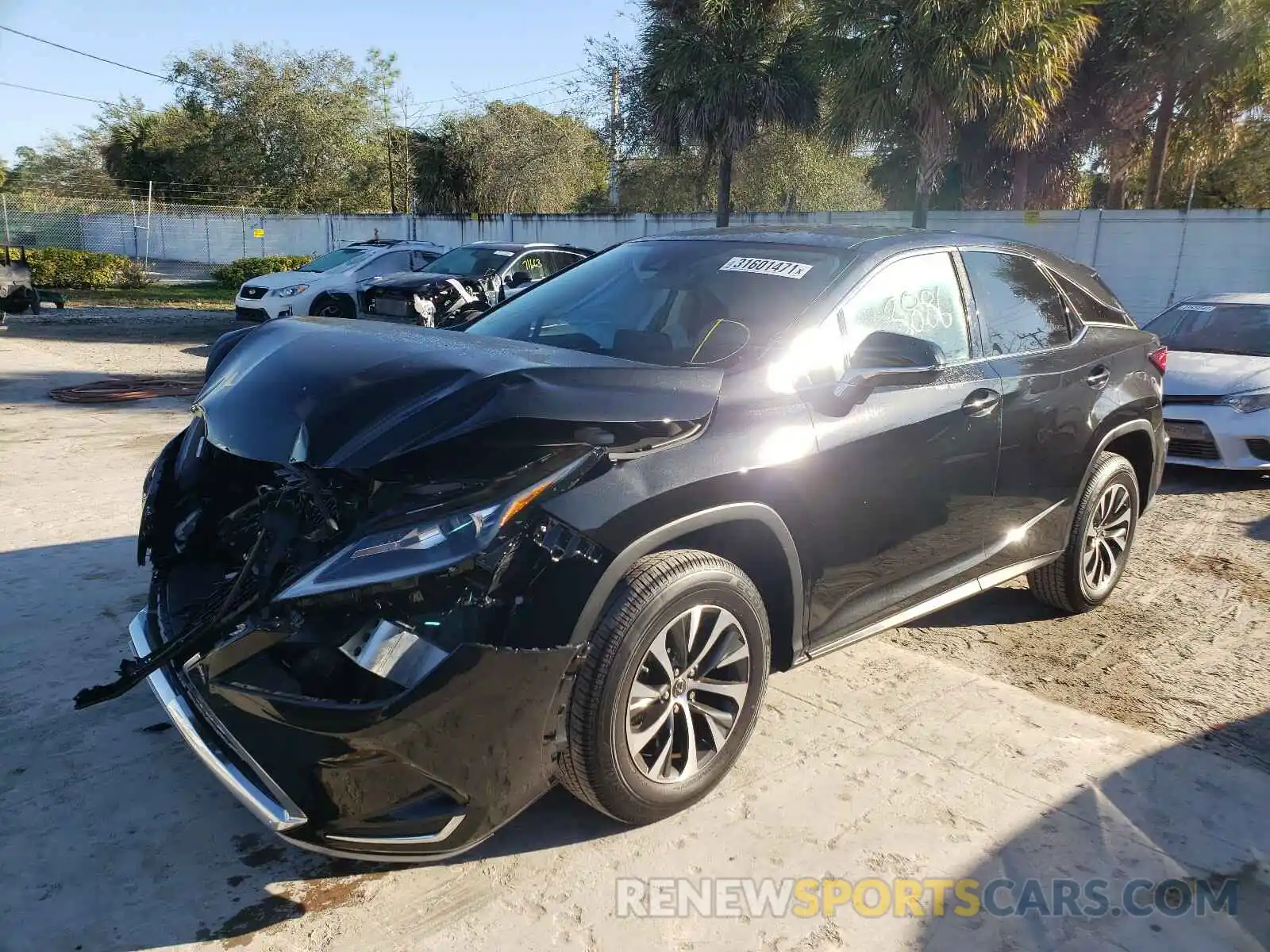 2 Photograph of a damaged car 2T2AZMAA3LC174823 LEXUS RX350 2020