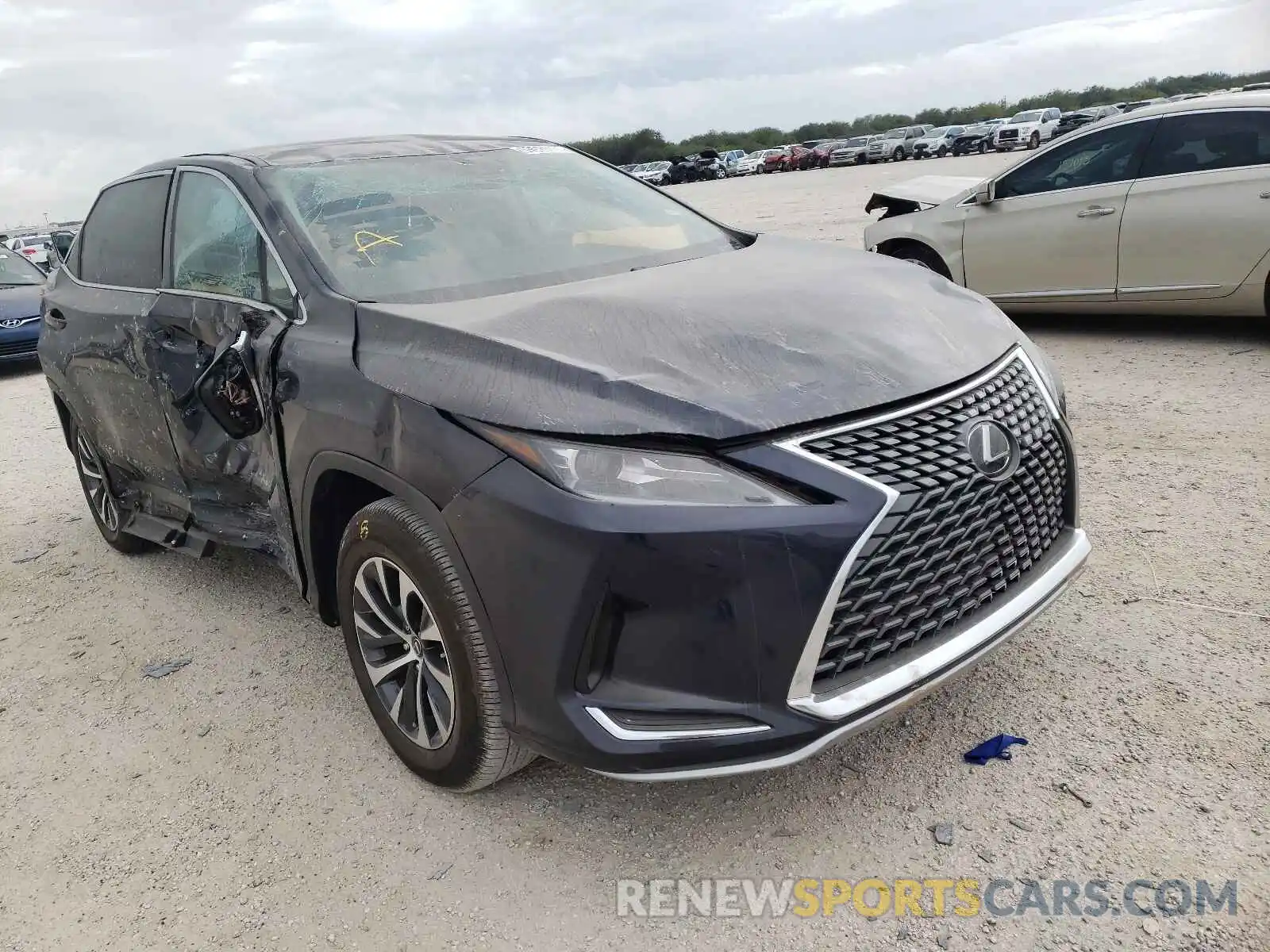 1 Photograph of a damaged car 2T2AZMAA4LC179481 LEXUS RX350 2020