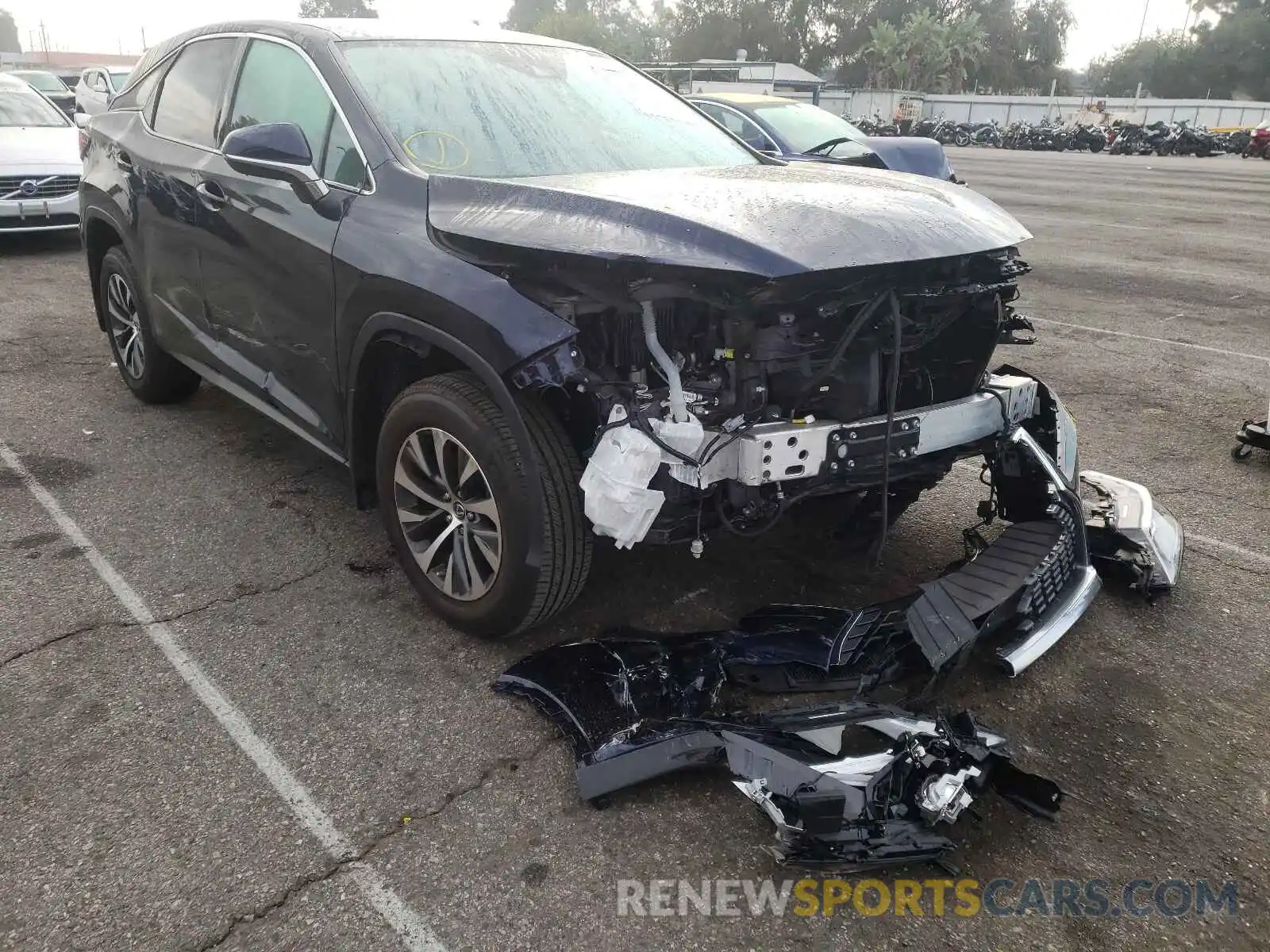 1 Photograph of a damaged car 2T2AZMAA6LC158695 LEXUS RX350 2020