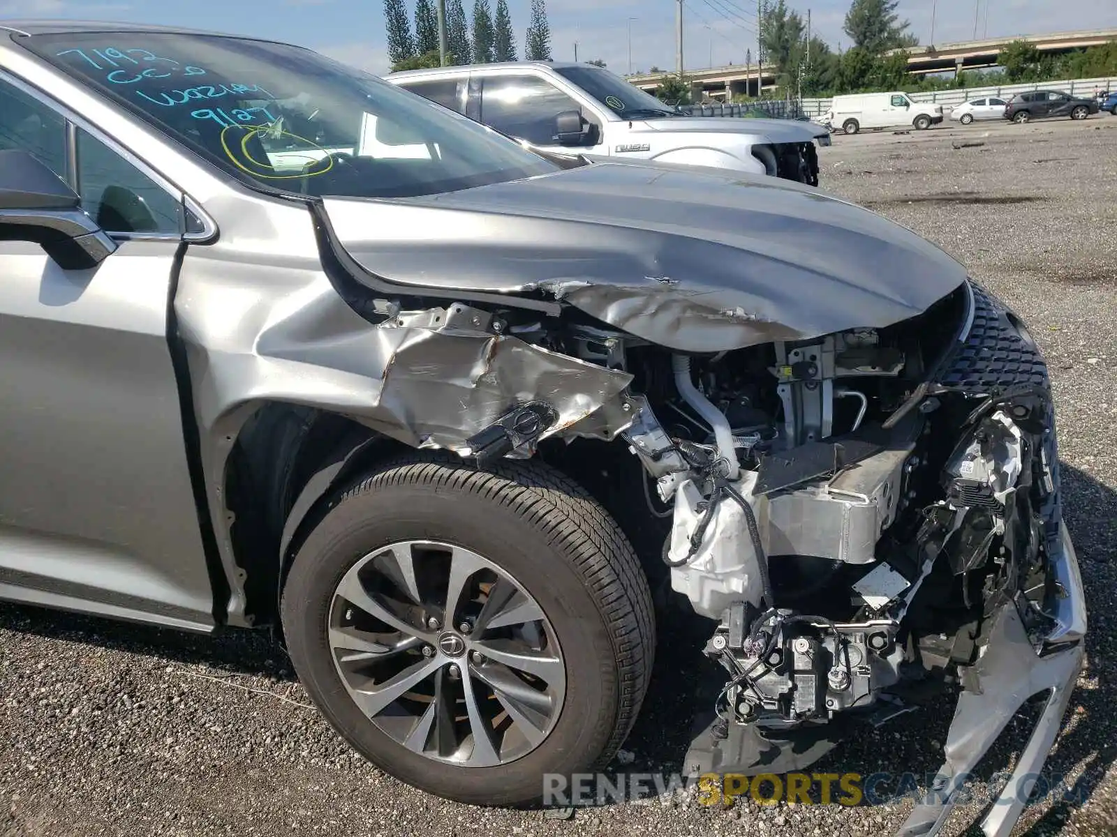 9 Photograph of a damaged car 2T2AZMAA6LC164724 LEXUS RX350 2020