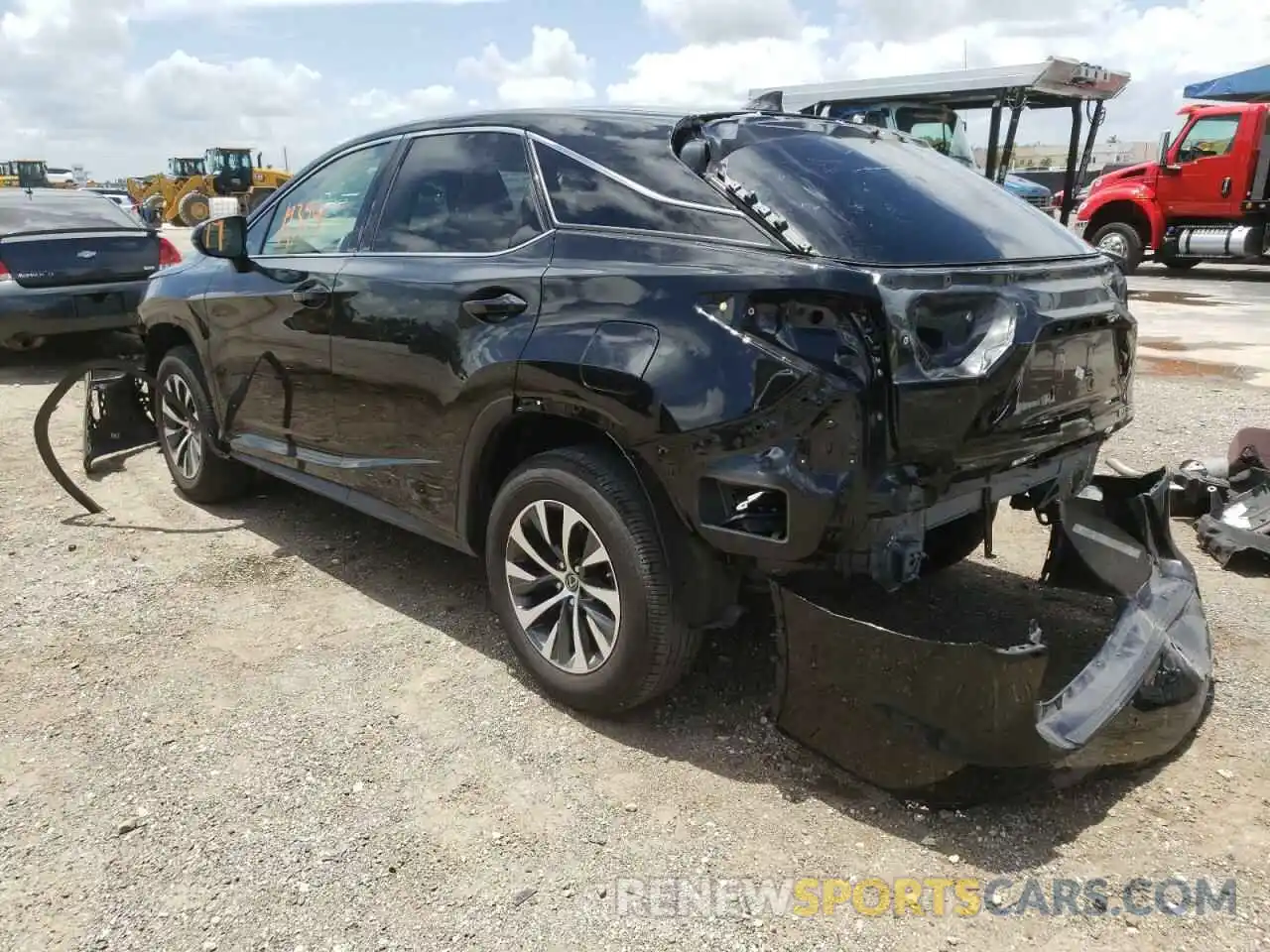 3 Фотография поврежденного автомобиля 2T2AZMAA6LC166151 LEXUS RX350 2020