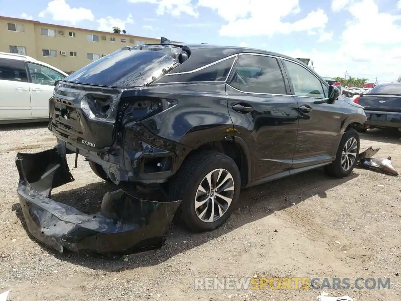 4 Photograph of a damaged car 2T2AZMAA6LC166151 LEXUS RX350 2020