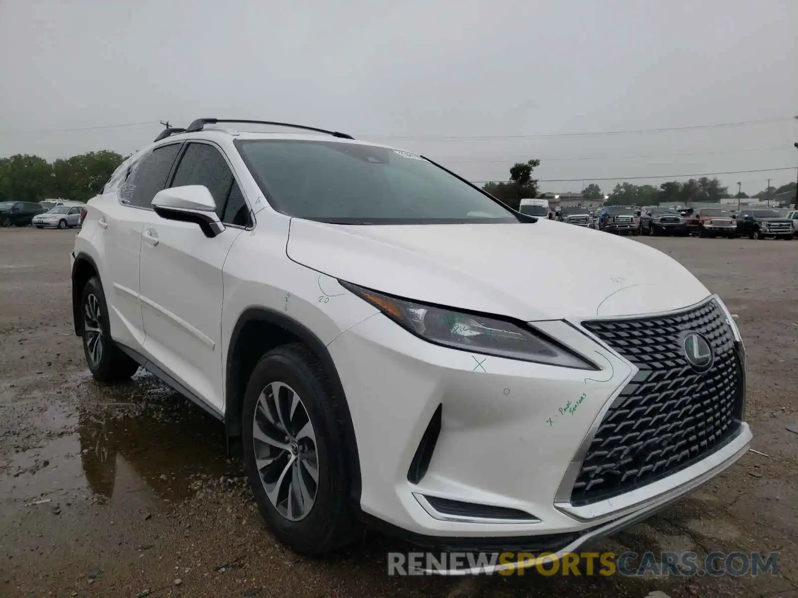 1 Photograph of a damaged car 2T2AZMAA7LC154719 LEXUS RX350 2020