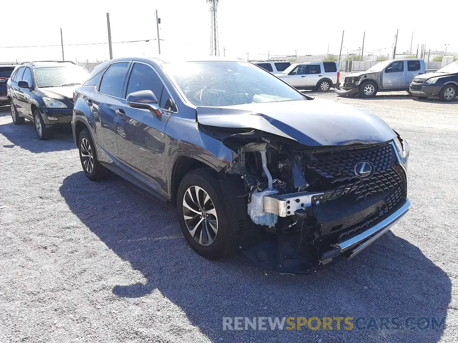 1 Photograph of a damaged car 2T2AZMAA9LC152258 LEXUS RX350 2020