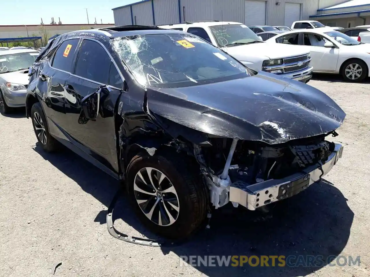 1 Photograph of a damaged car 2T2AZMAA9LC152308 LEXUS RX350 2020