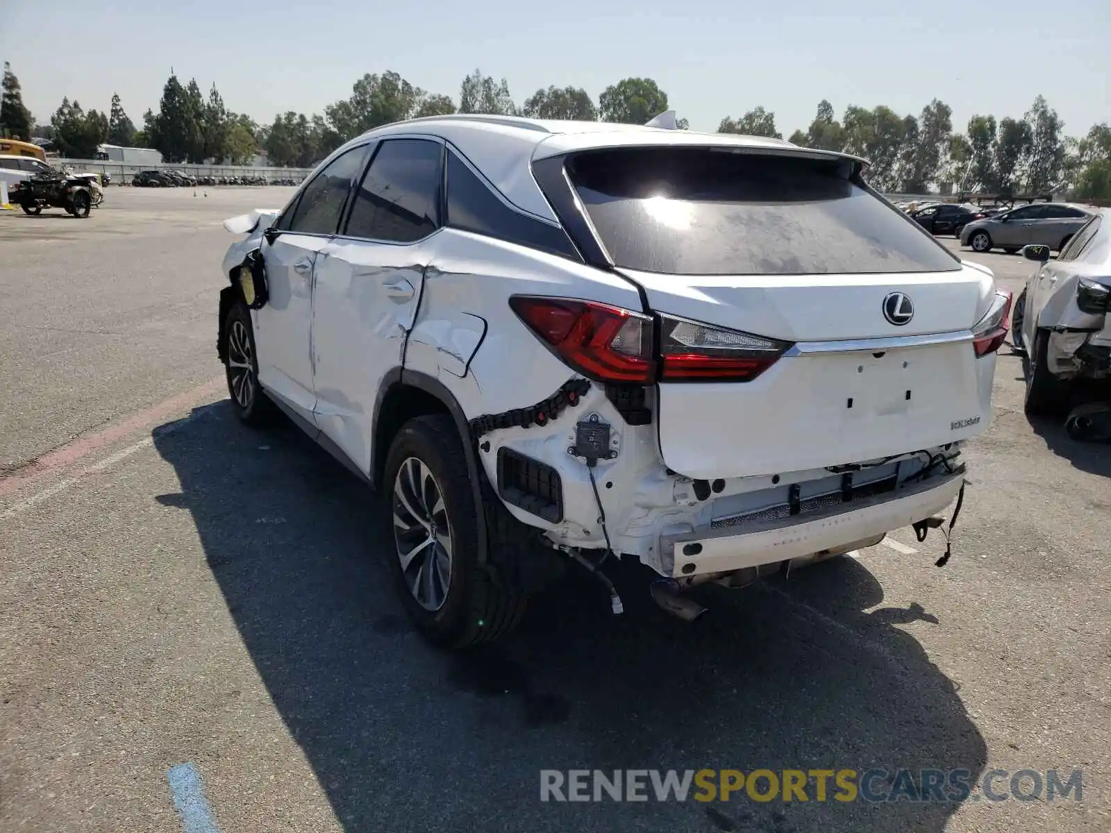 3 Photograph of a damaged car 2T2AZMAA9LC152485 LEXUS RX350 2020