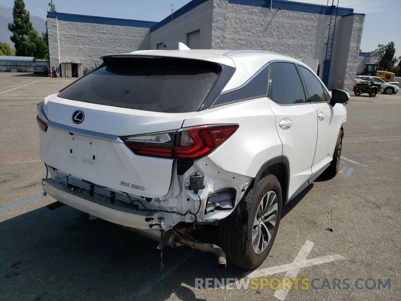 4 Photograph of a damaged car 2T2AZMAA9LC152485 LEXUS RX350 2020