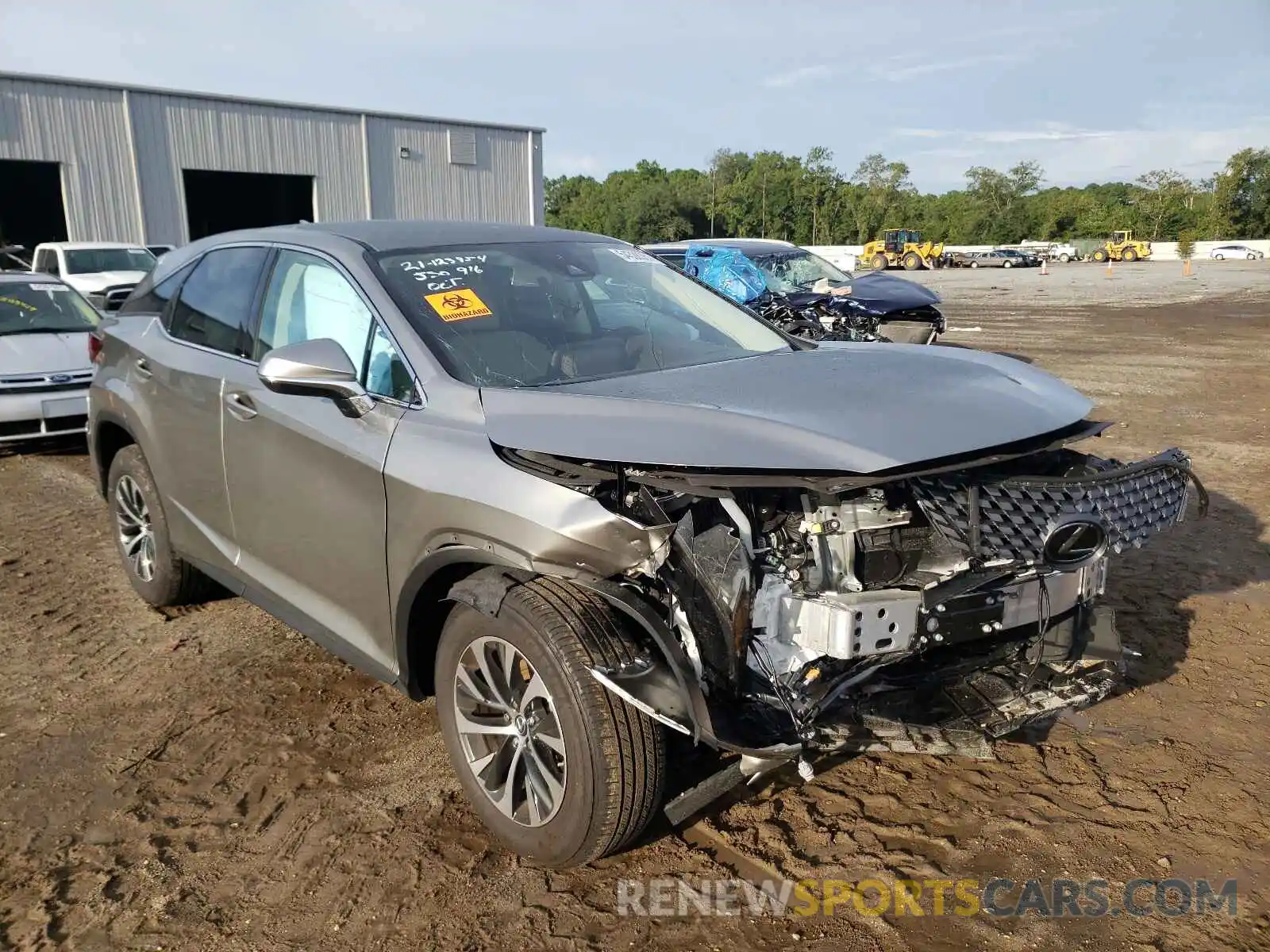 1 Photograph of a damaged car 2T2AZMAA9LC180092 LEXUS RX350 2020