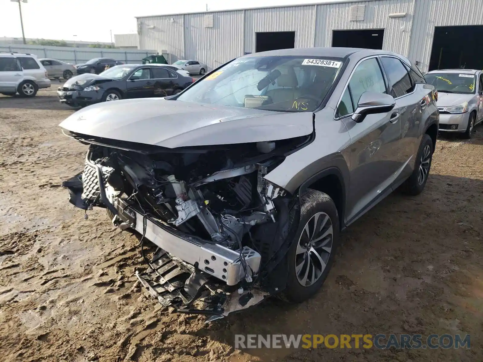 2 Photograph of a damaged car 2T2AZMAA9LC180092 LEXUS RX350 2020