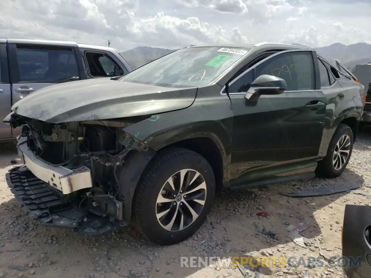 2 Фотография поврежденного автомобиля 2T2AZMDA2LC255291 LEXUS RX350 2020