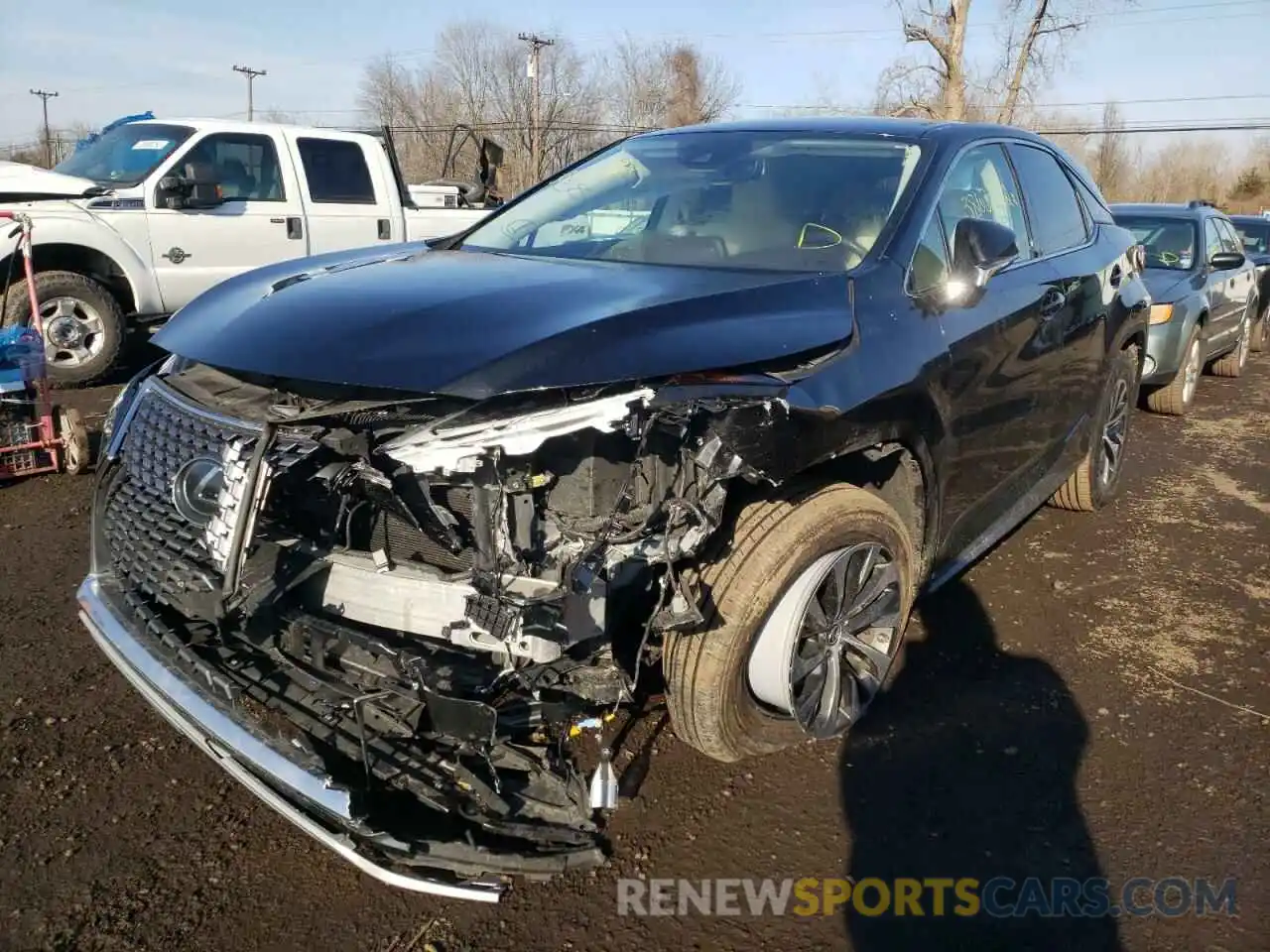 2 Photograph of a damaged car 2T2AZMDA5LC223709 LEXUS RX350 2020