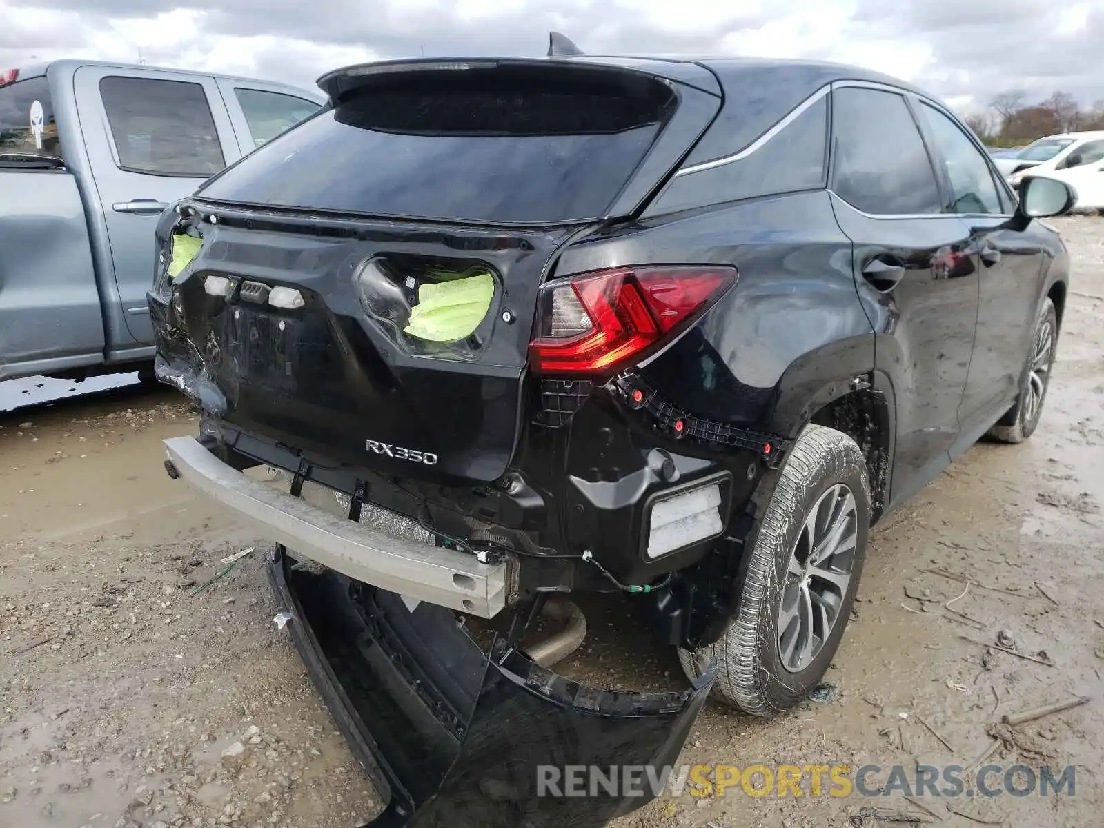 4 Фотография поврежденного автомобиля 2T2AZMDA7LC222576 LEXUS RX350 2020