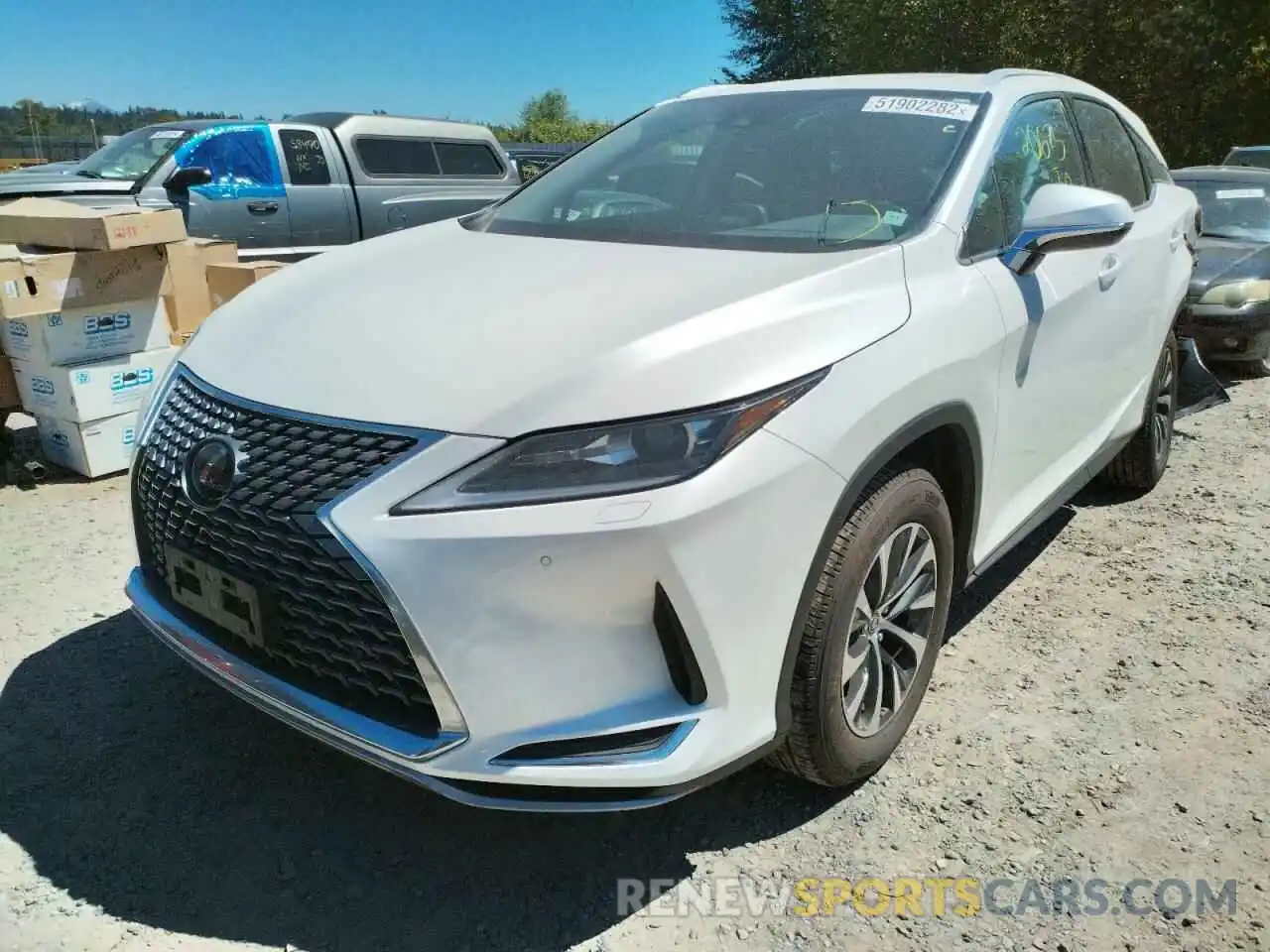 2 Photograph of a damaged car 2T2AZMDA7LC249664 LEXUS RX350 2020