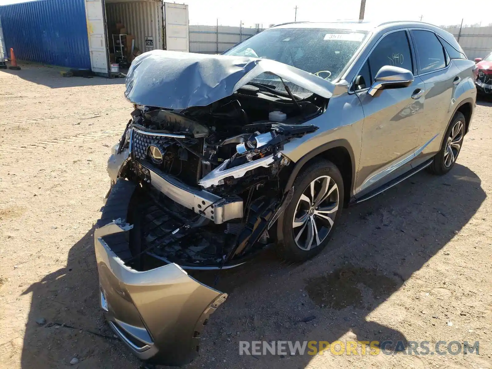 2 Photograph of a damaged car 2T2HZMAA0LC152146 LEXUS RX350 2020