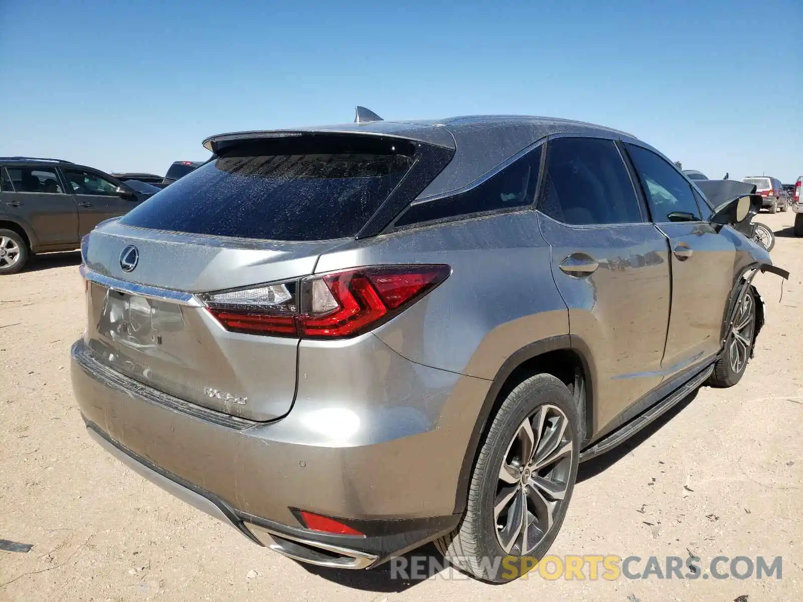 4 Photograph of a damaged car 2T2HZMAA0LC152146 LEXUS RX350 2020