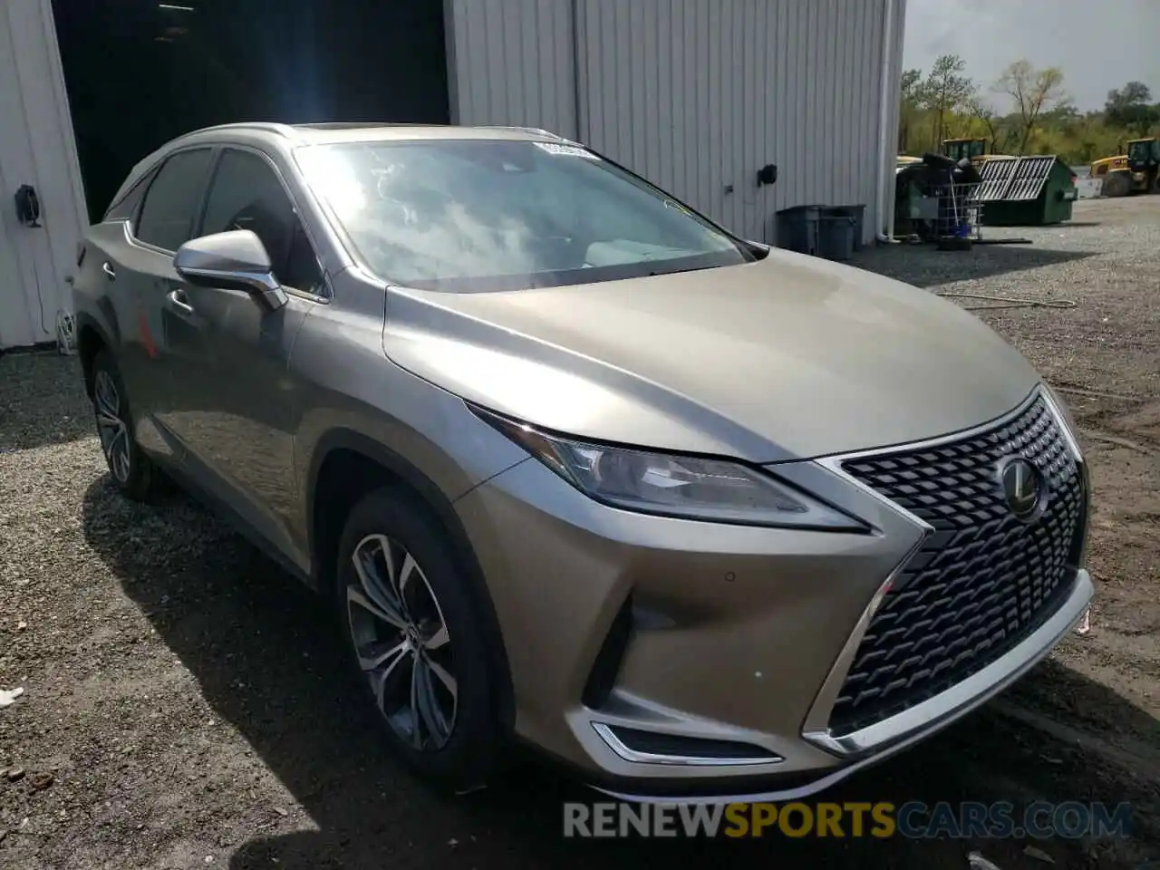 1 Photograph of a damaged car 2T2HZMAA0LC156309 LEXUS RX350 2020